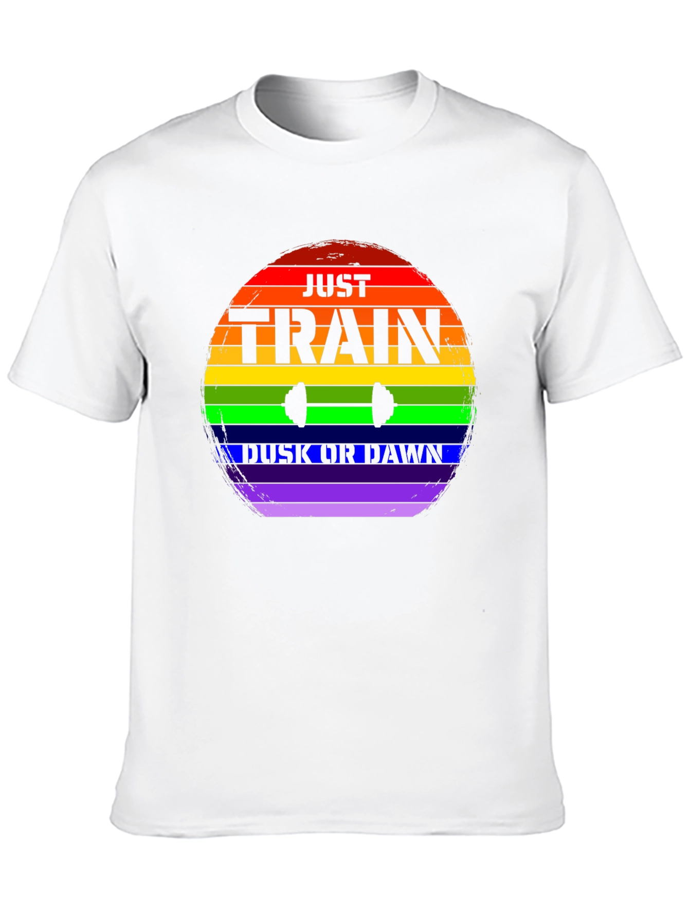 Train Dusk or Dawn Rainbow T-Shirt