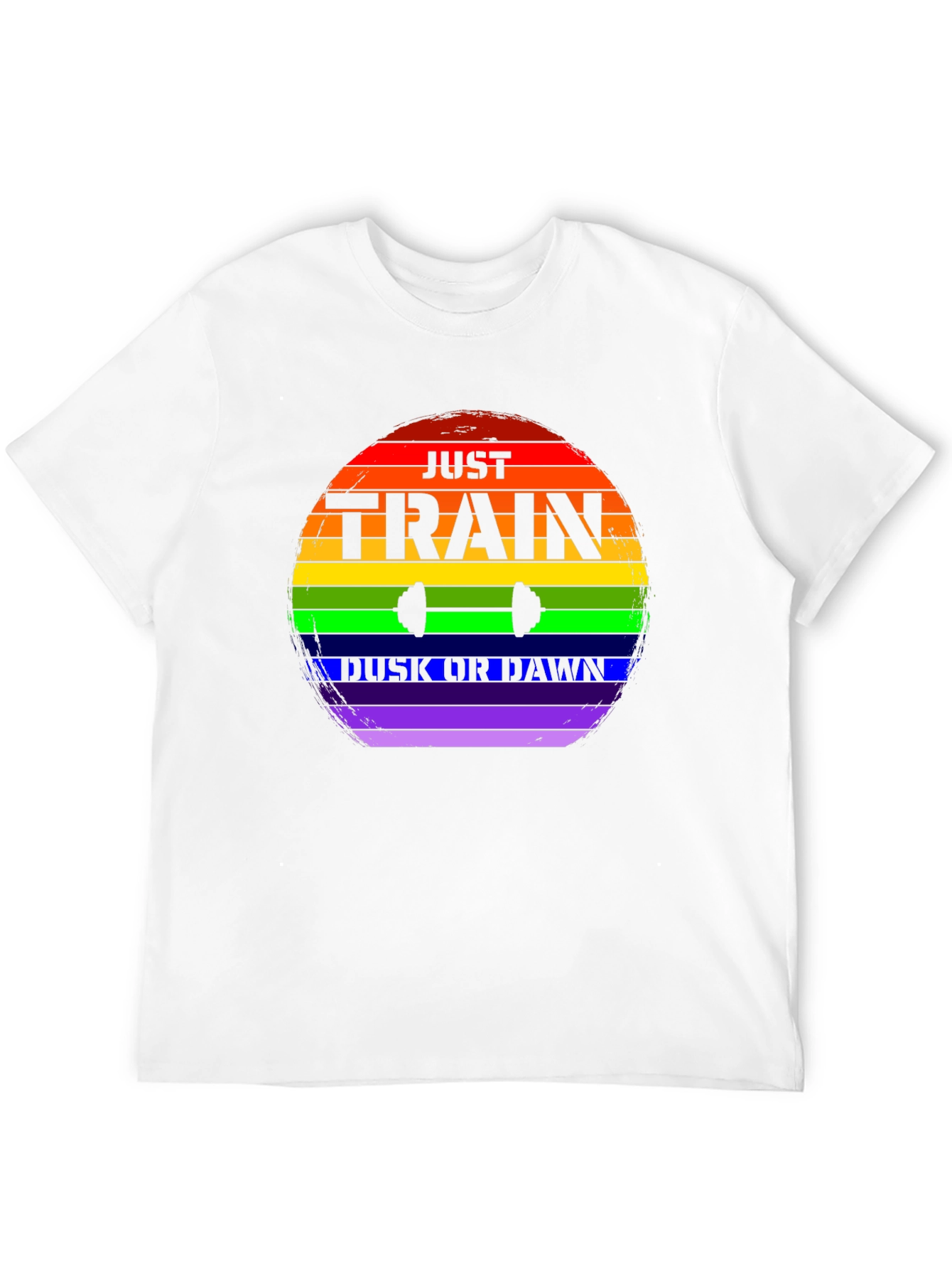 Train Dusk or Dawn Rainbow T-Shirt