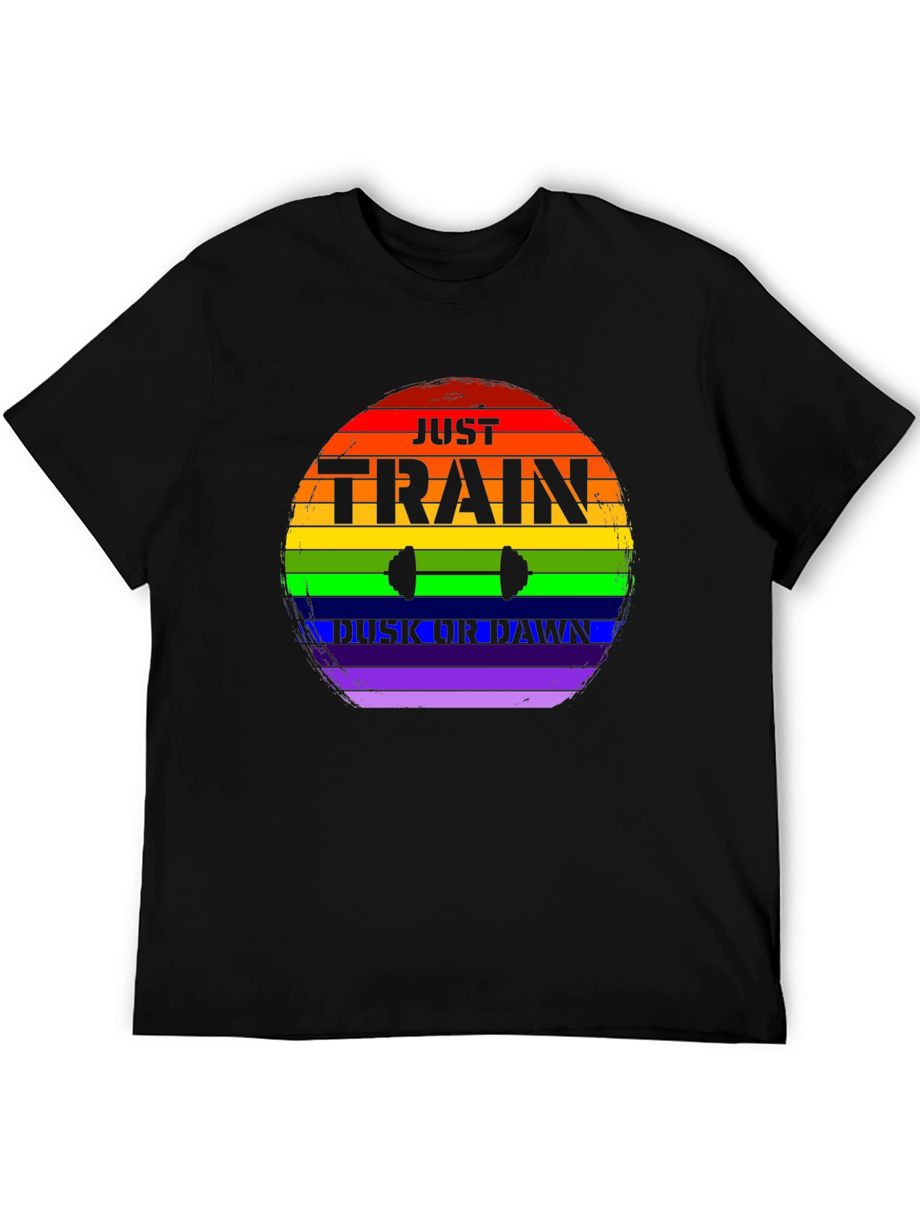 Train Dusk or Dawn Rainbow T-Shirt