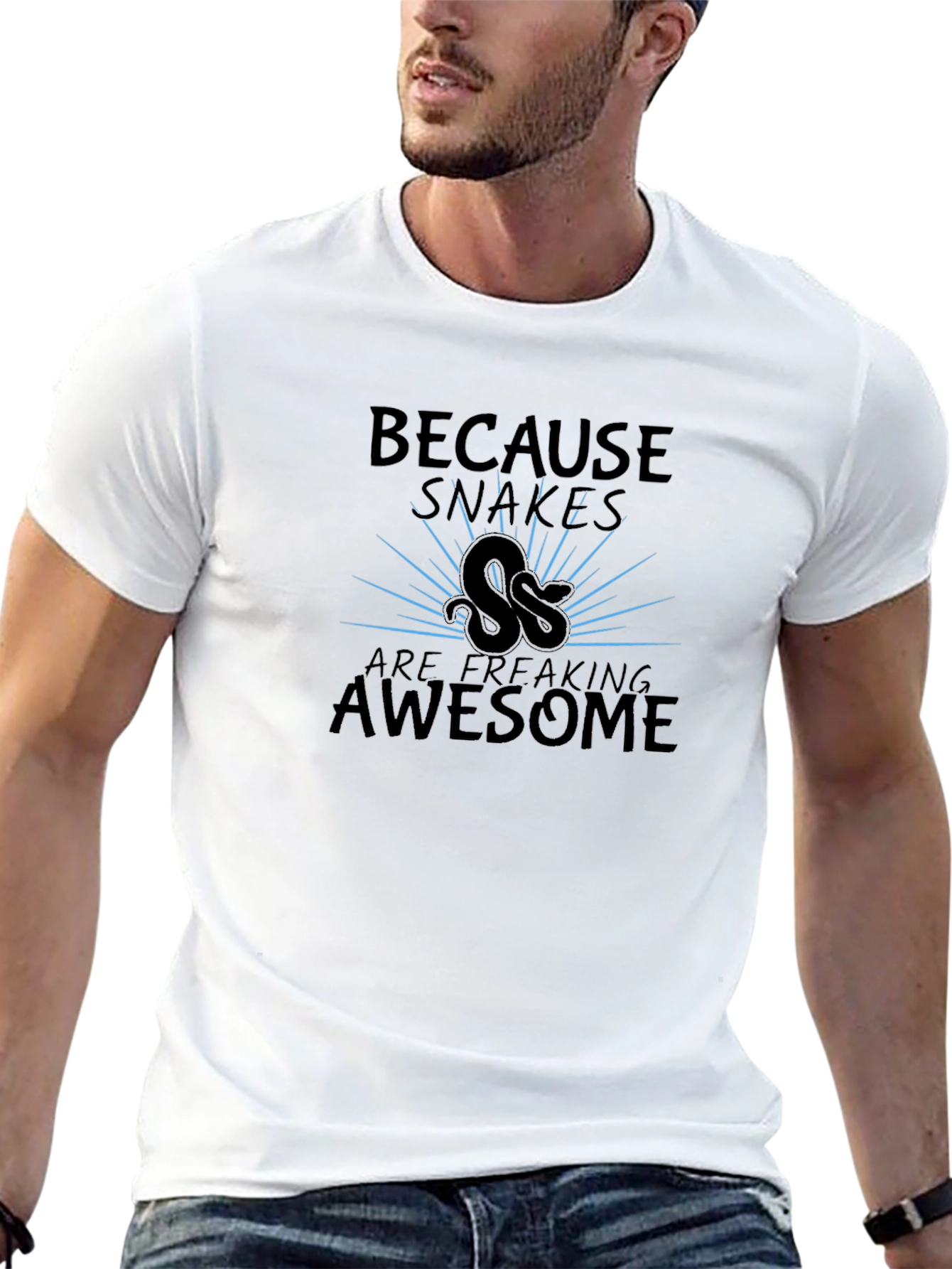 Snakes Are Awesome Graphic Tee