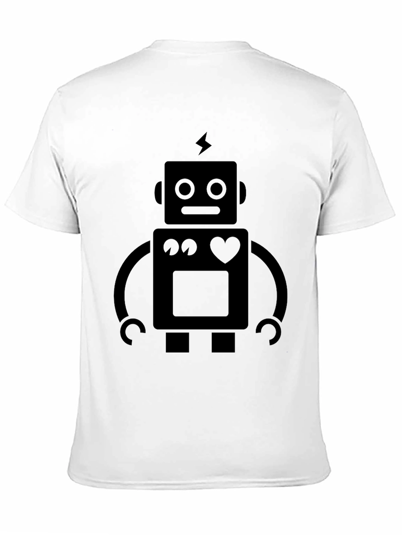 Robot Graphic Tee - Cool Geeky Style