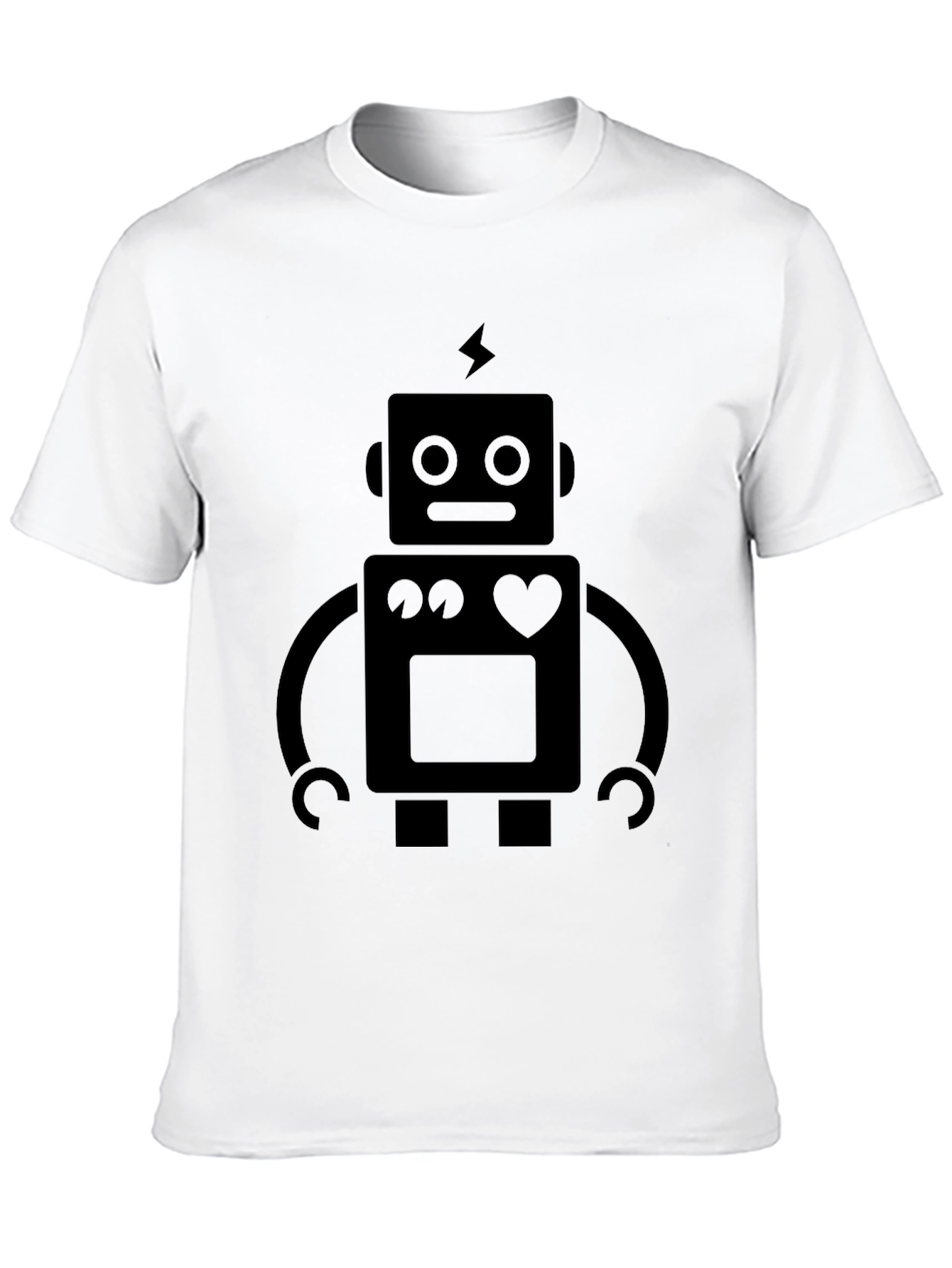 Robot Graphic Tee - Cool Geeky Style