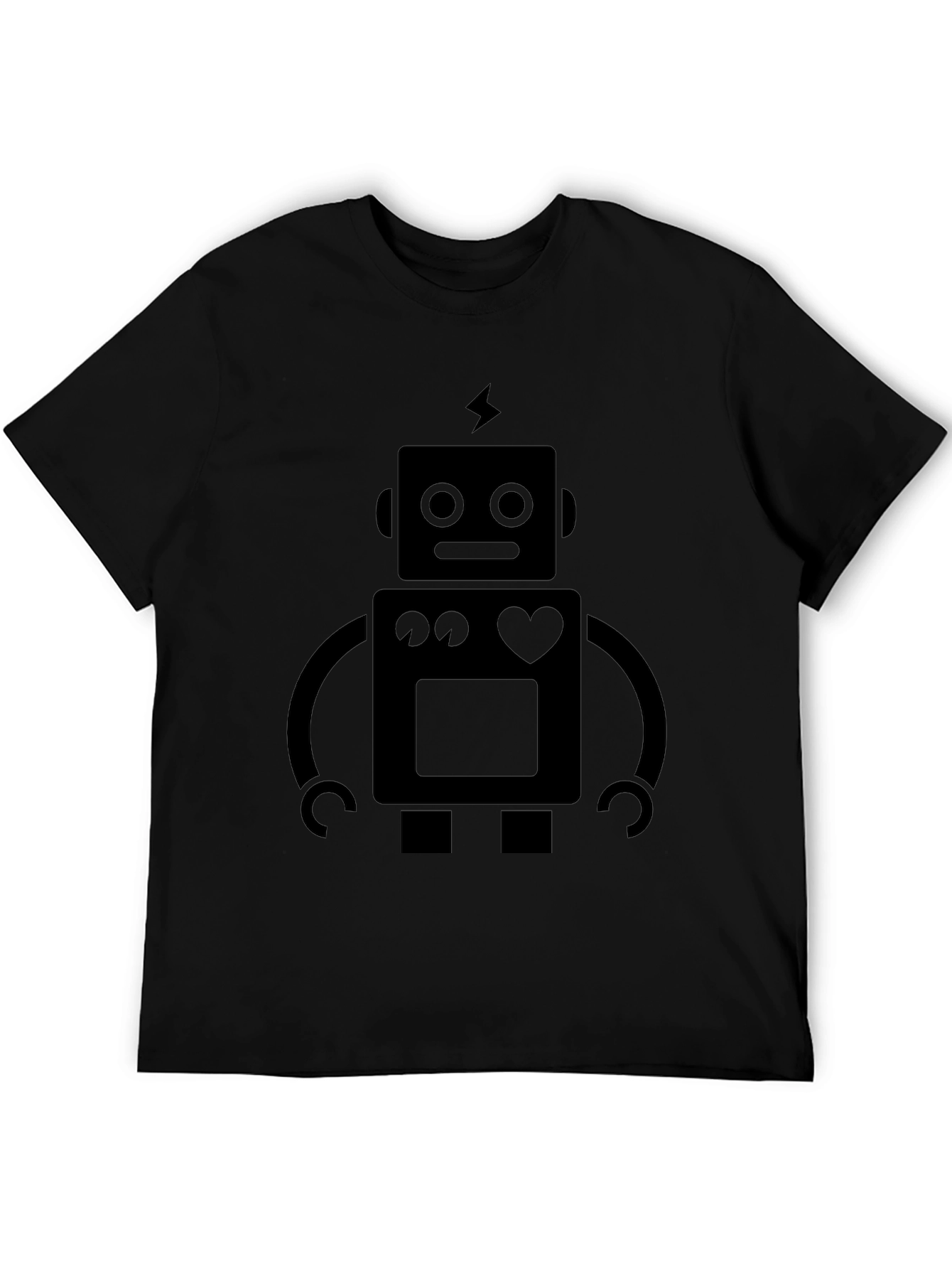 Robot Graphic Tee - Cool Geeky Style