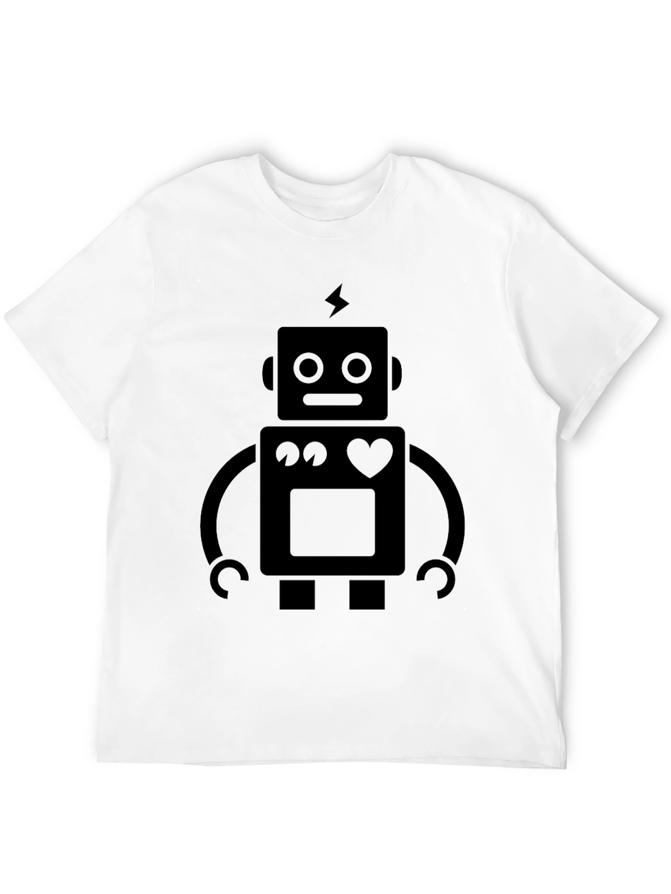 Robot Graphic Tee - Cool Geeky Style