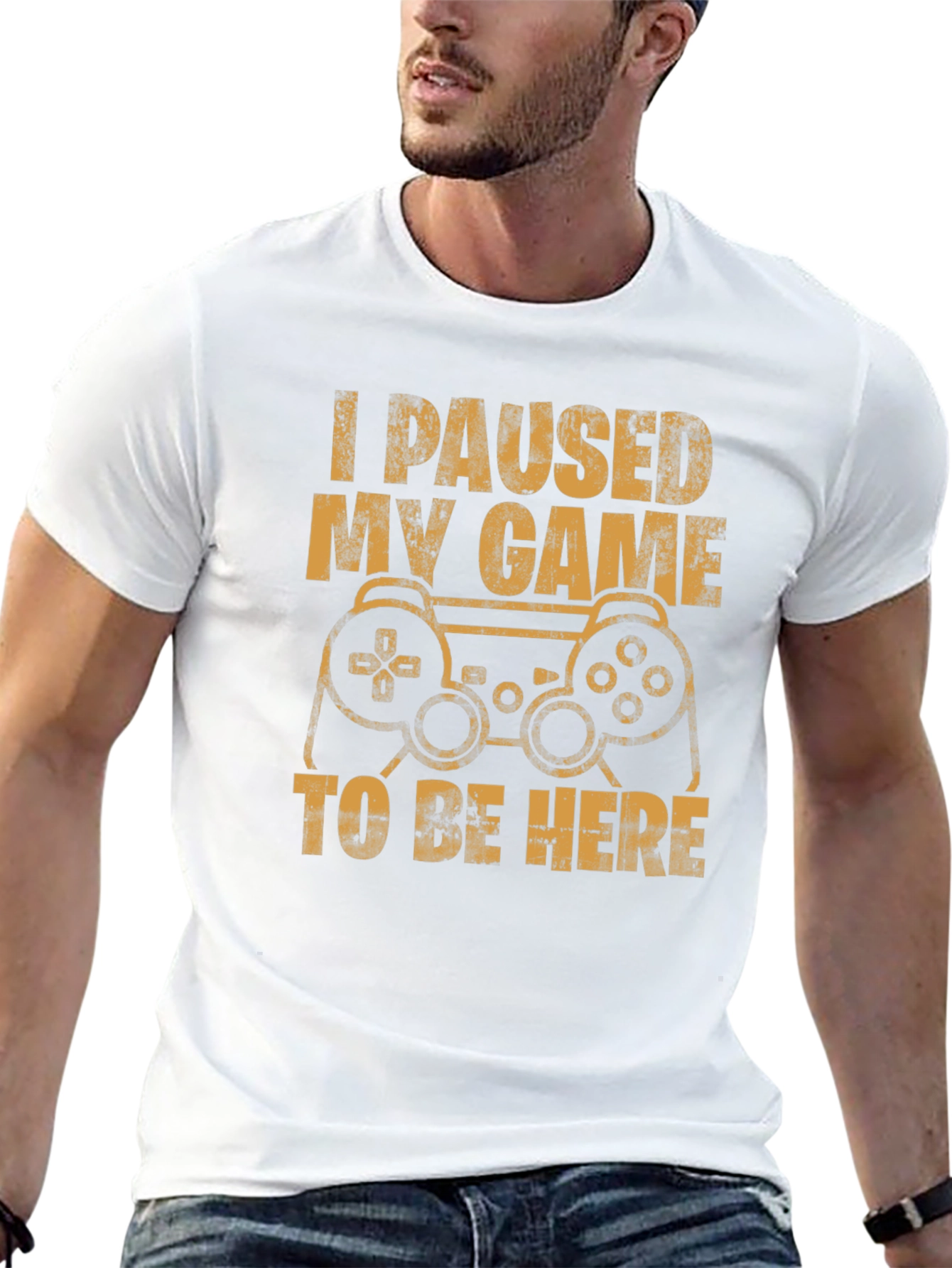 I Paused My Game T-Shirt - Gamer Gift