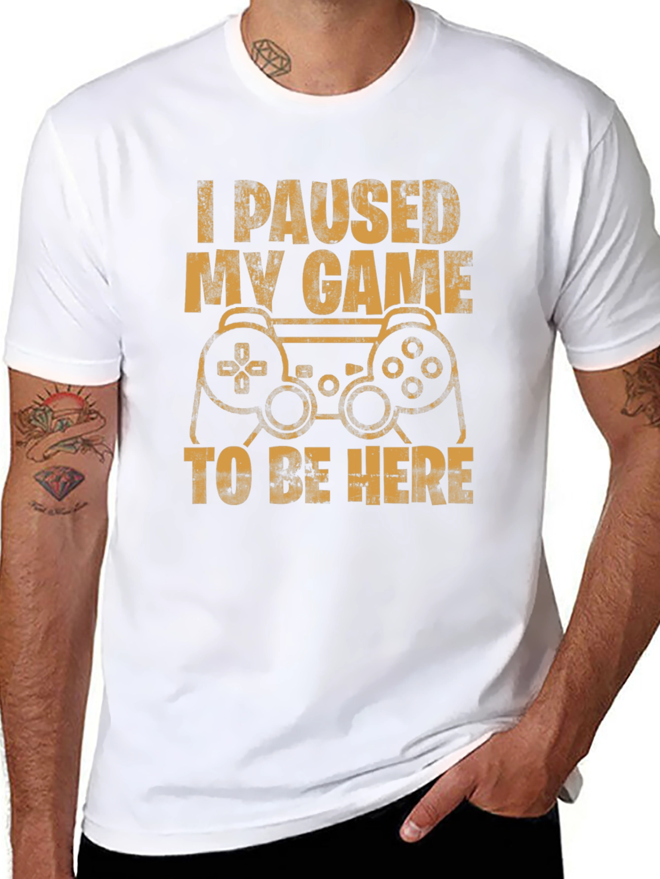 I Paused My Game T-Shirt - Gamer Gift