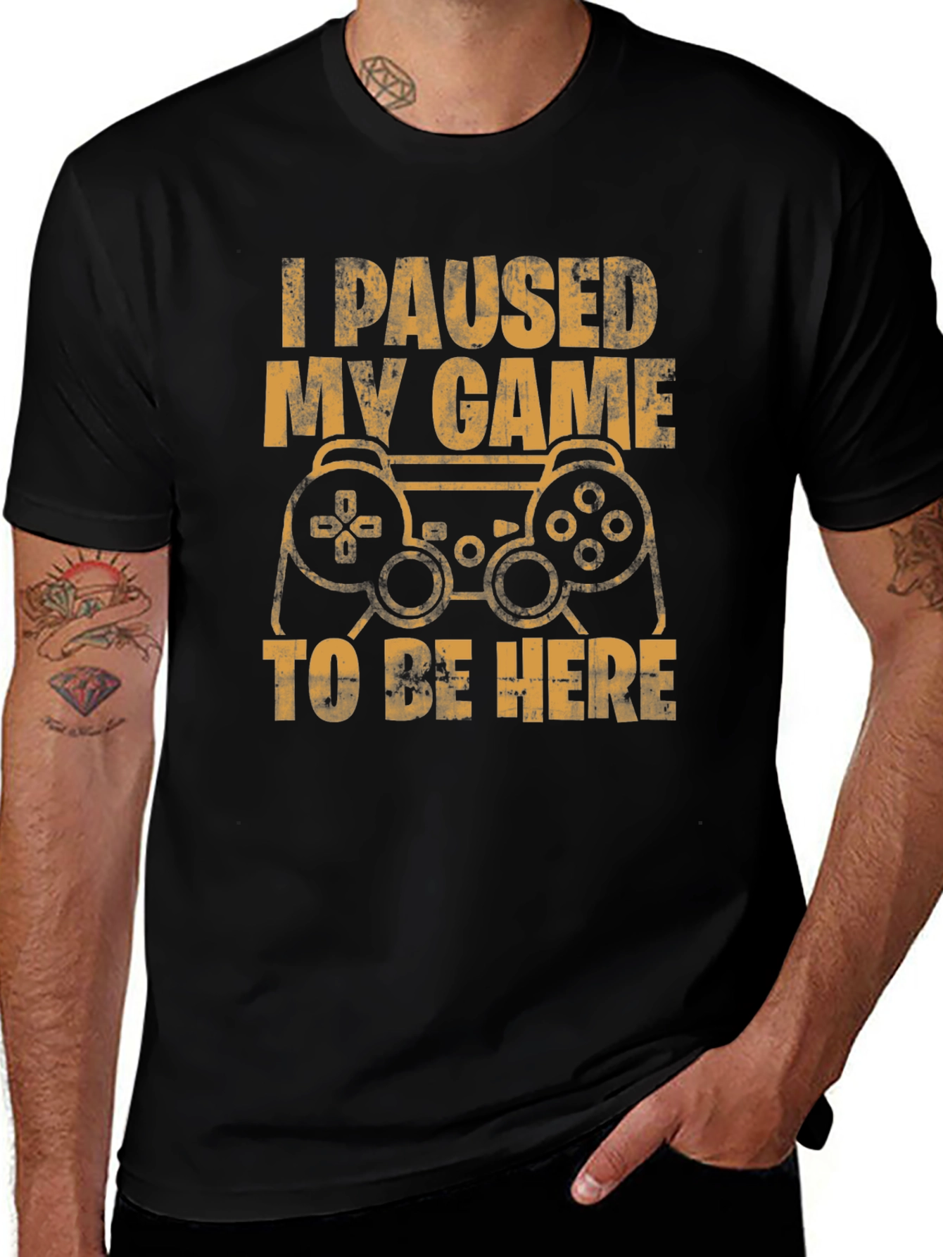 I Paused My Game T-Shirt - Gamer Gift