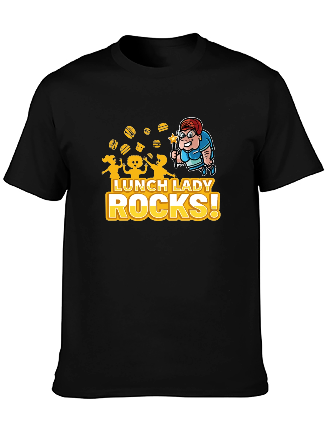 Lunch Lady Rocks! Graphic T-Shirt