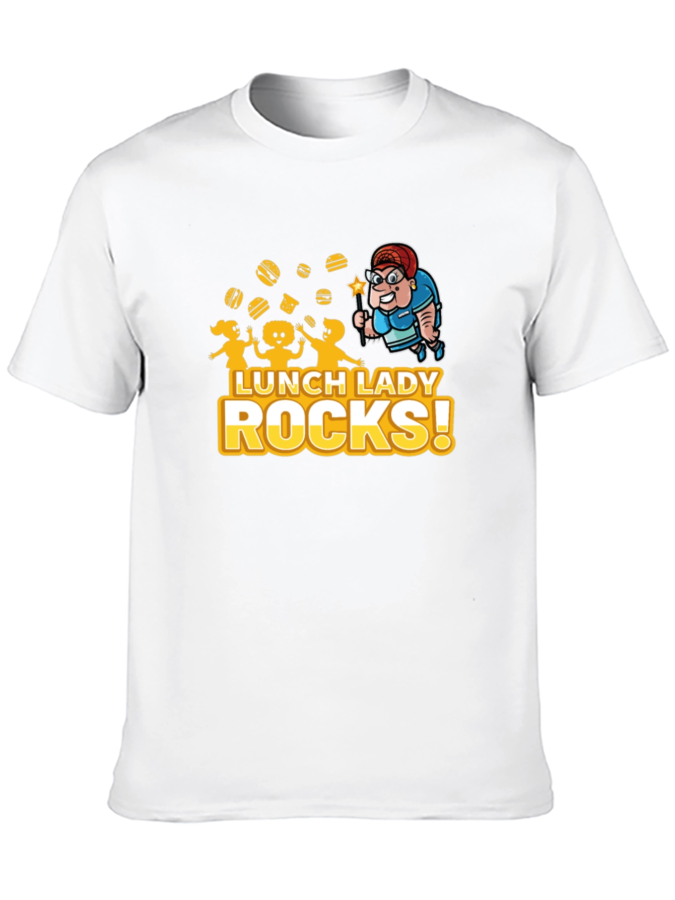 Lunch Lady Rocks! Graphic T-Shirt