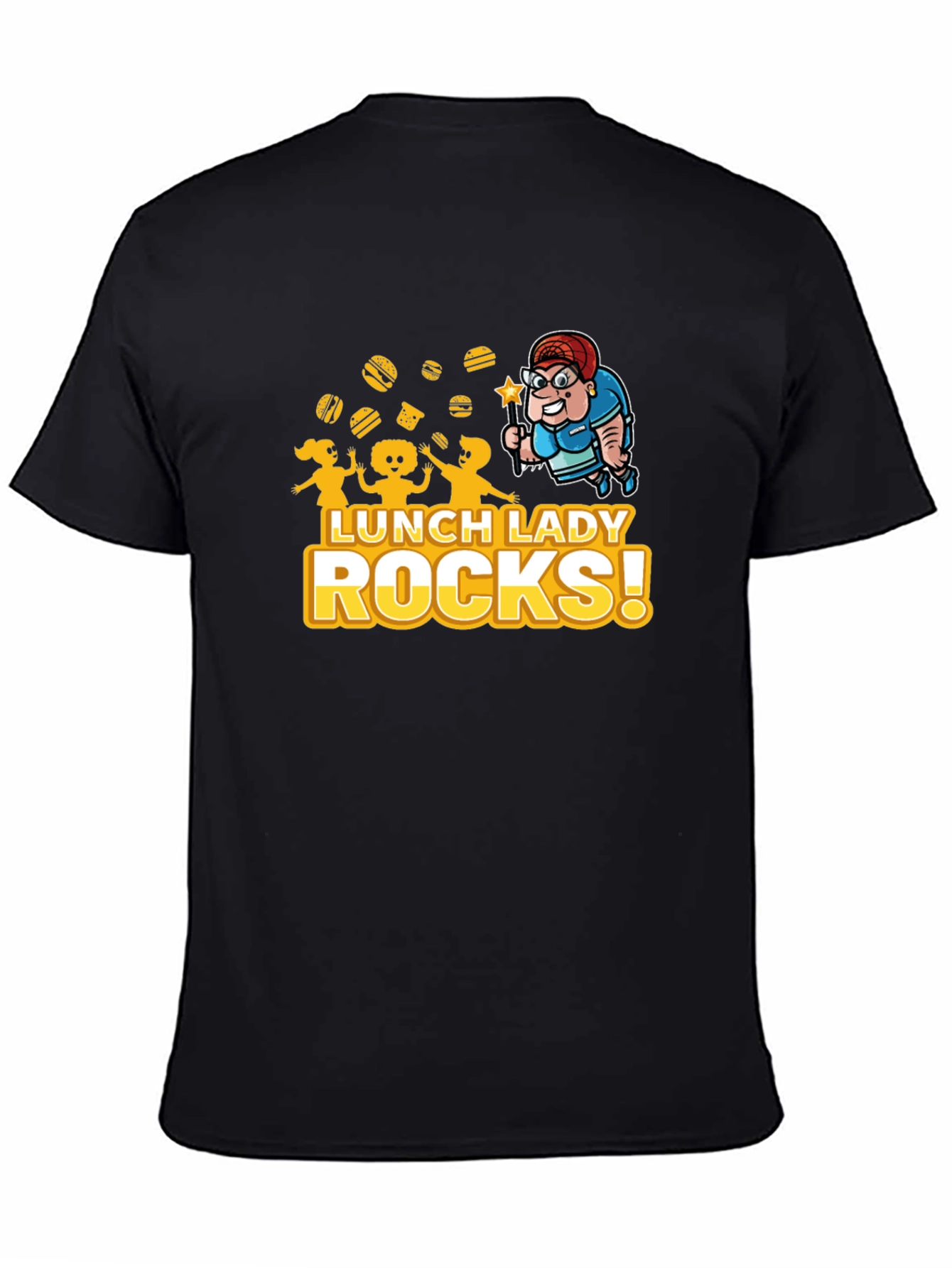 Lunch Lady Rocks! Graphic T-Shirt
