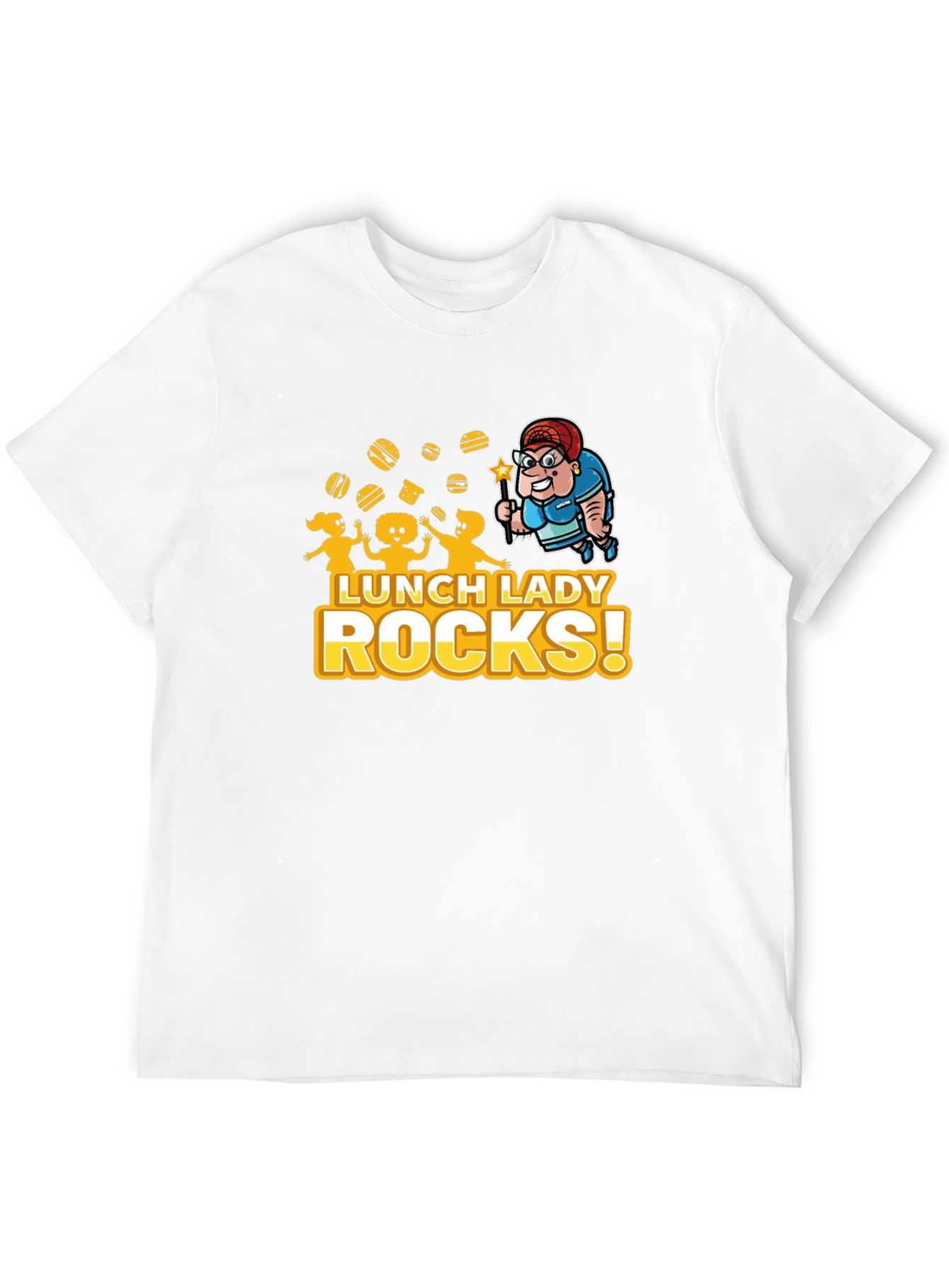 Lunch Lady Rocks! Graphic T-Shirt