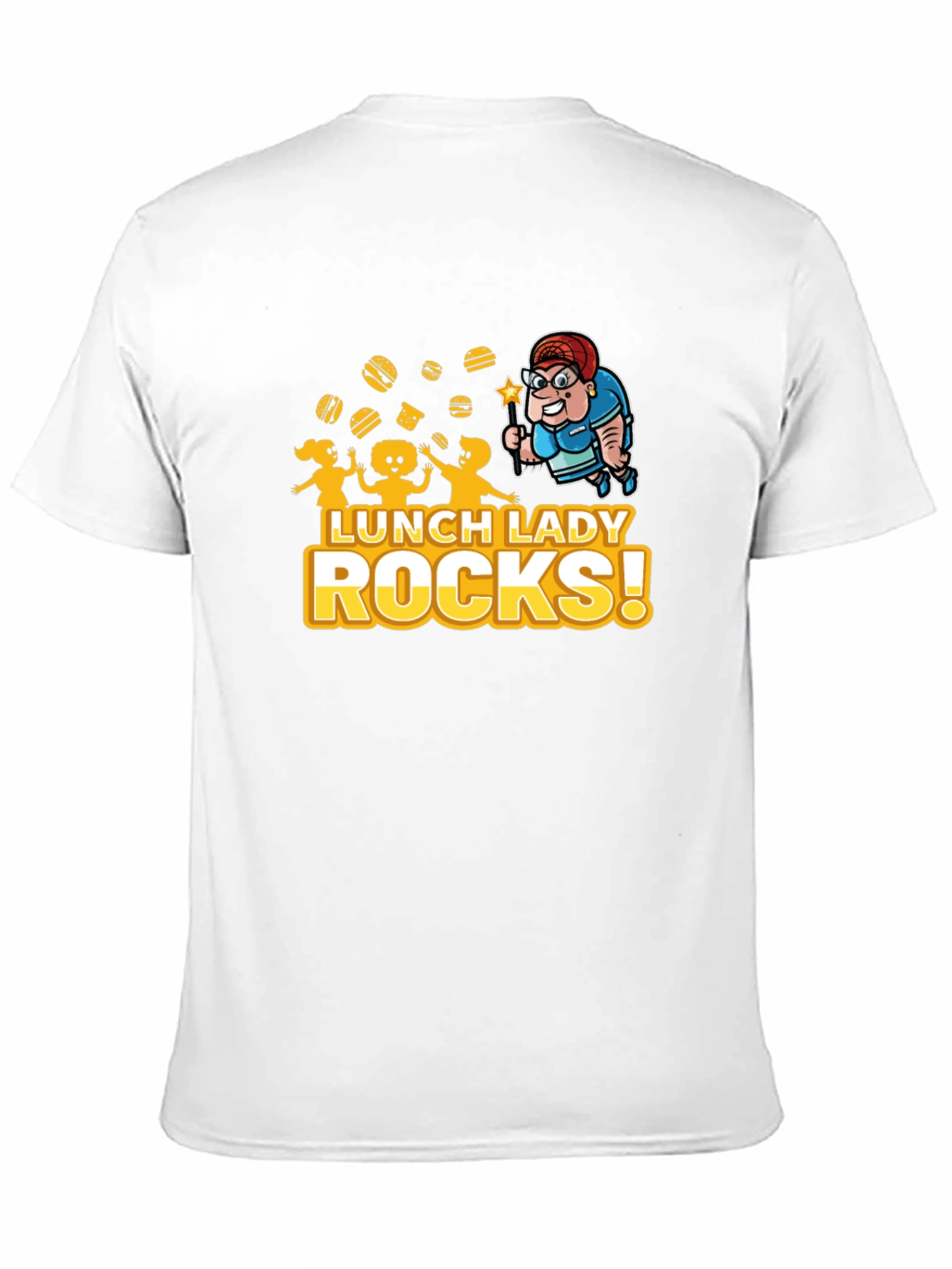 Lunch Lady Rocks! Graphic T-Shirt