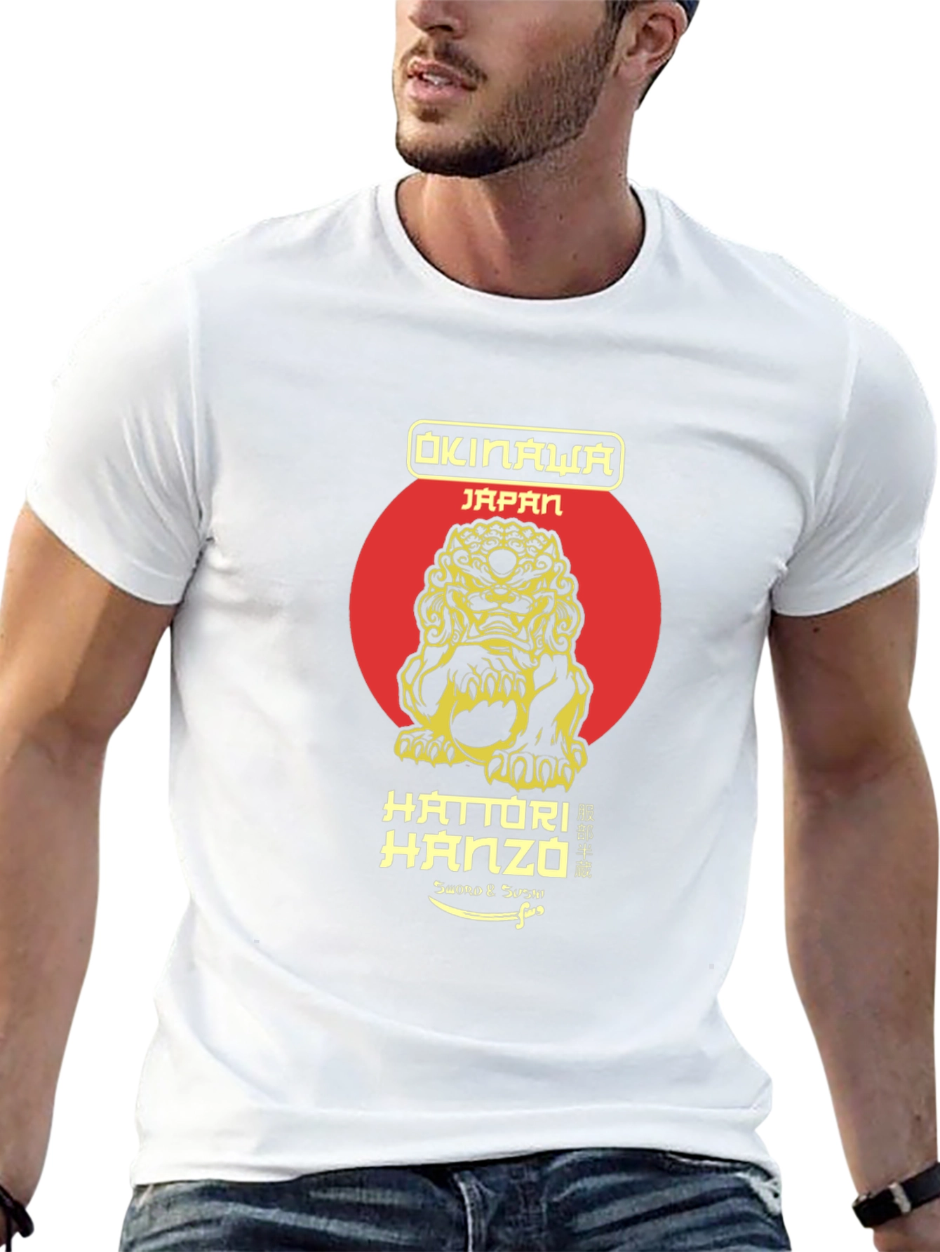 Okinawa Japan Lion Graphic T-Shirt