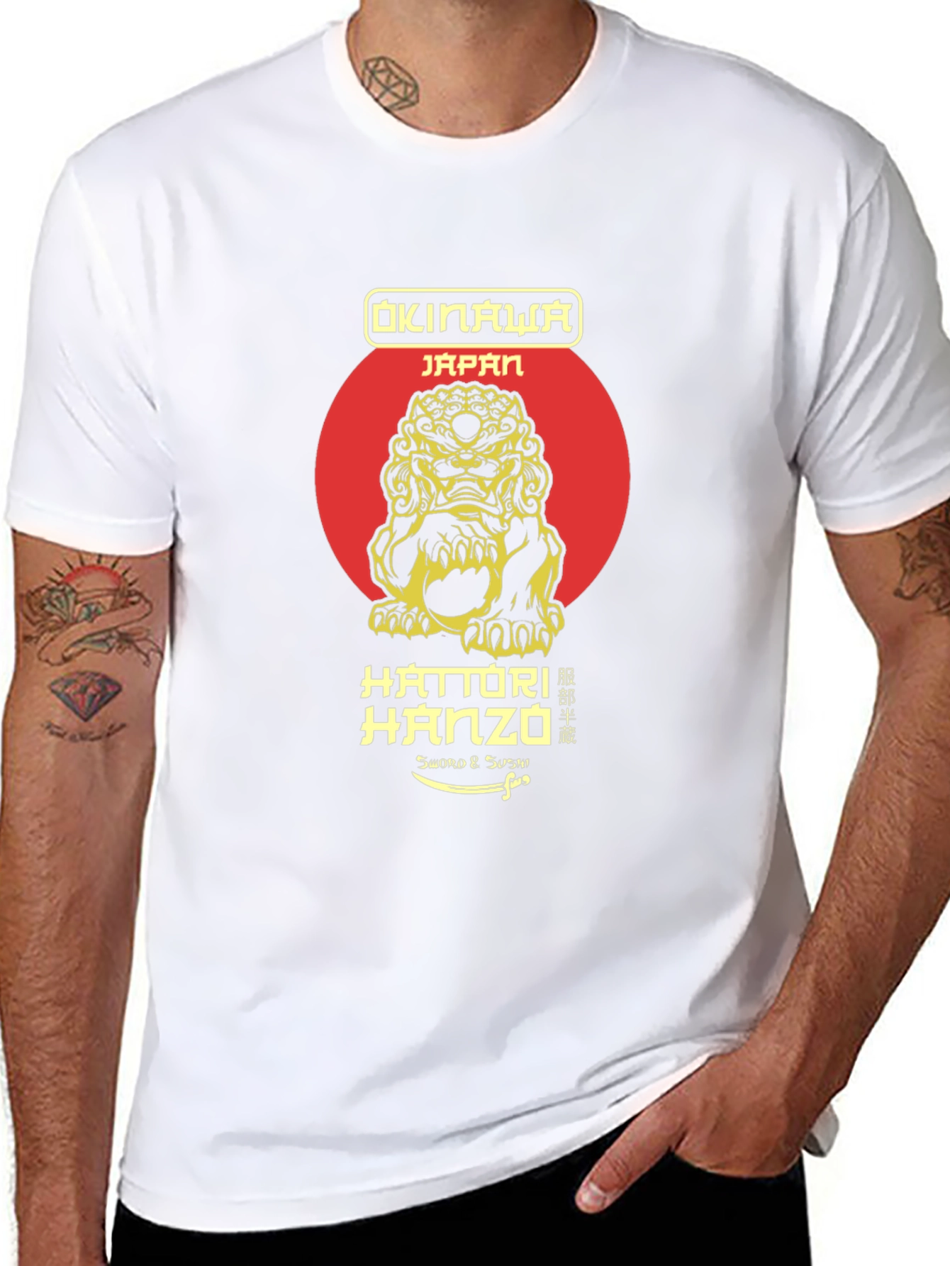 Okinawa Japan Lion Graphic T-Shirt