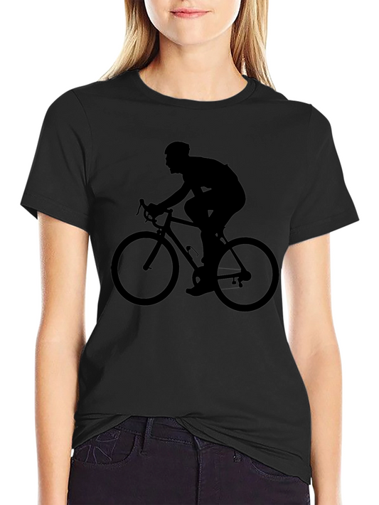 Mens Black Cycling T-Shirt - Ride in Style