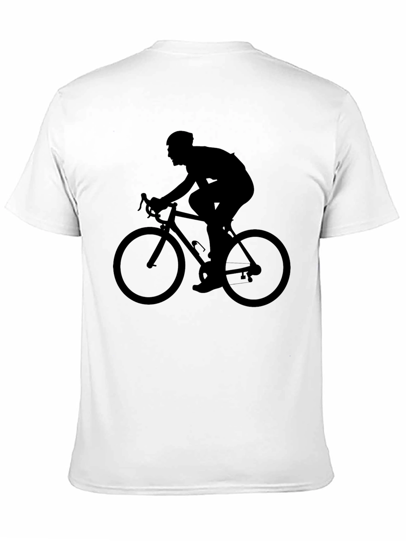 Mens Black Cycling T-Shirt - Ride in Style