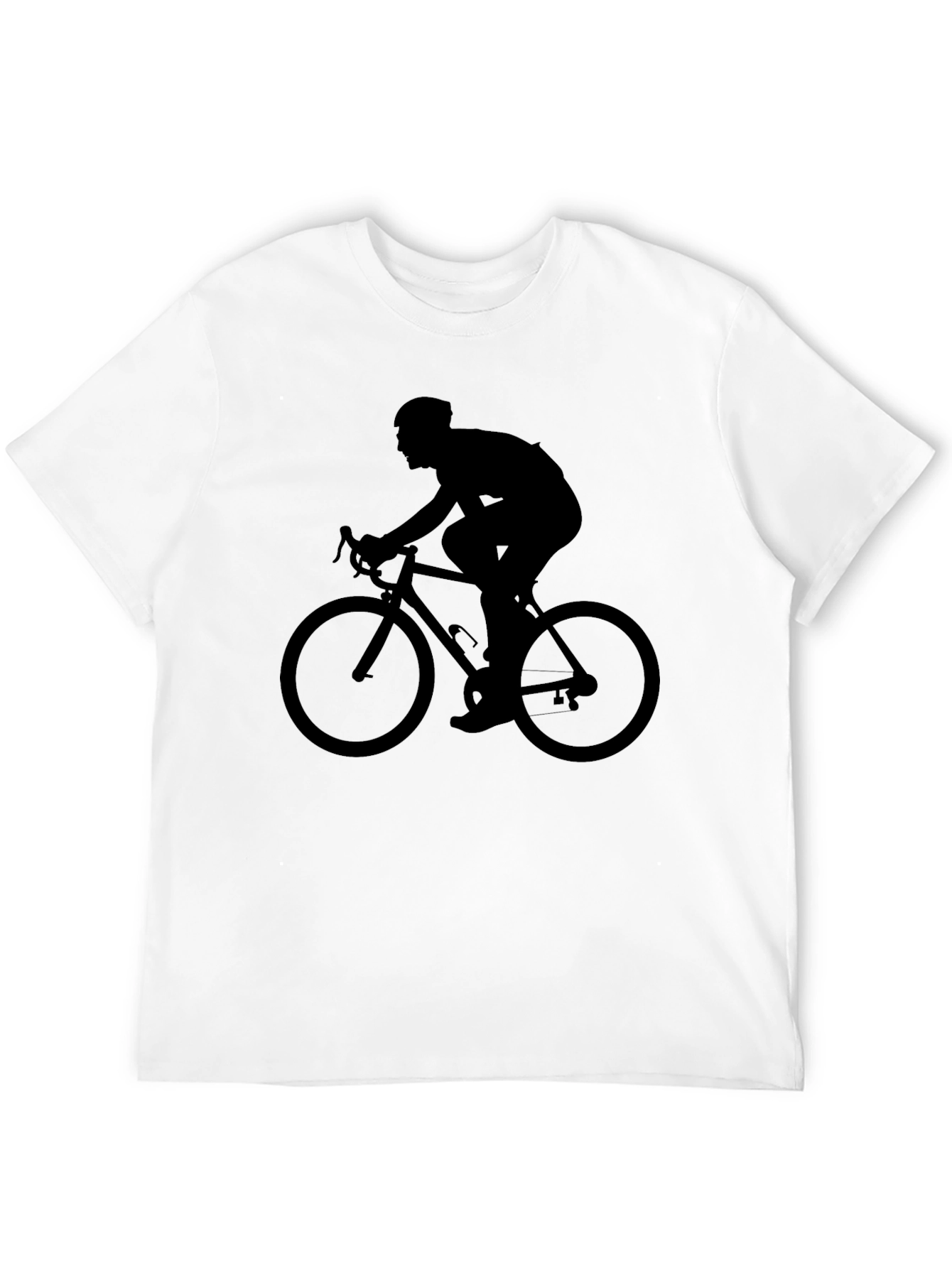 Mens Black Cycling T-Shirt - Ride in Style