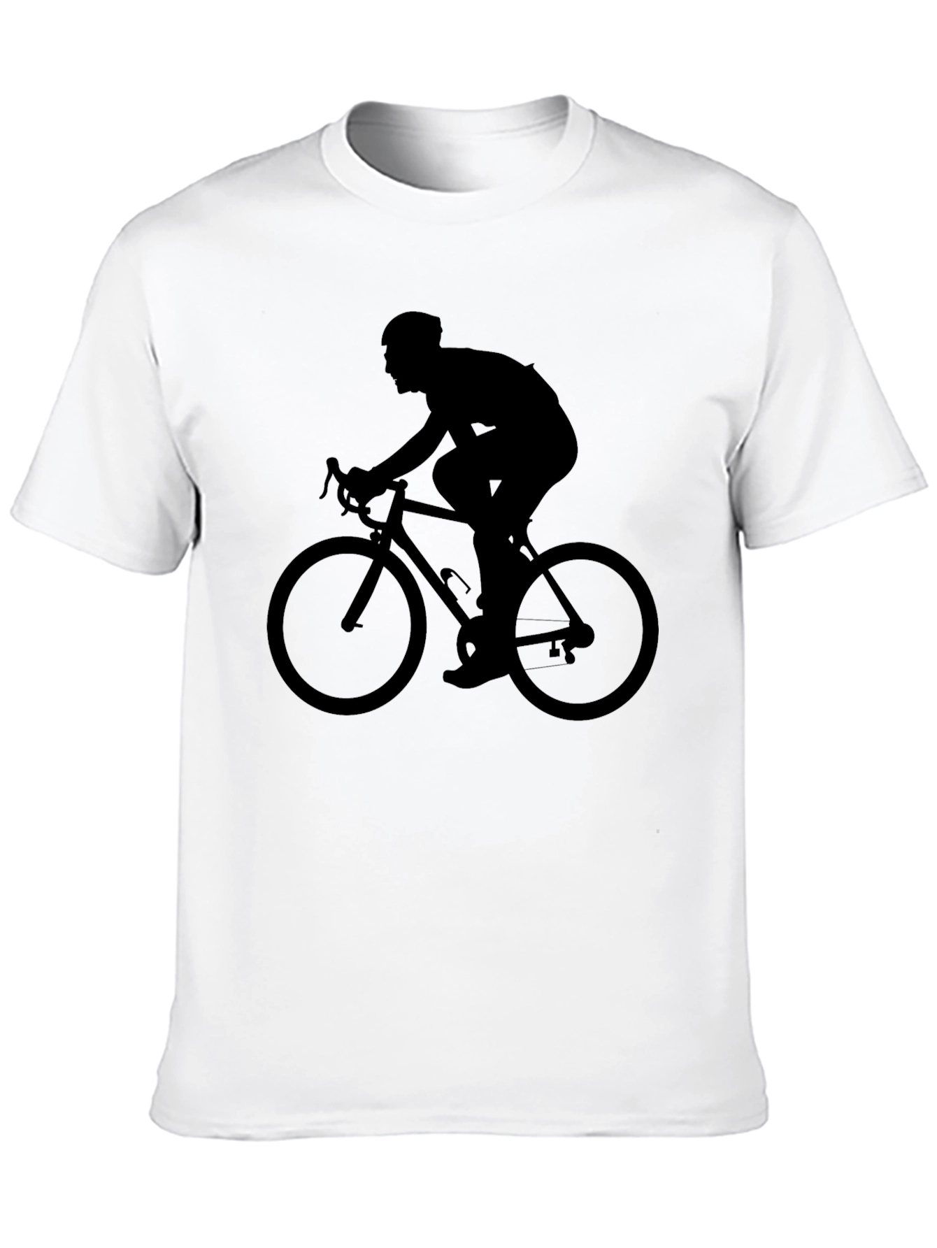 Mens Black Cycling T-Shirt - Ride in Style