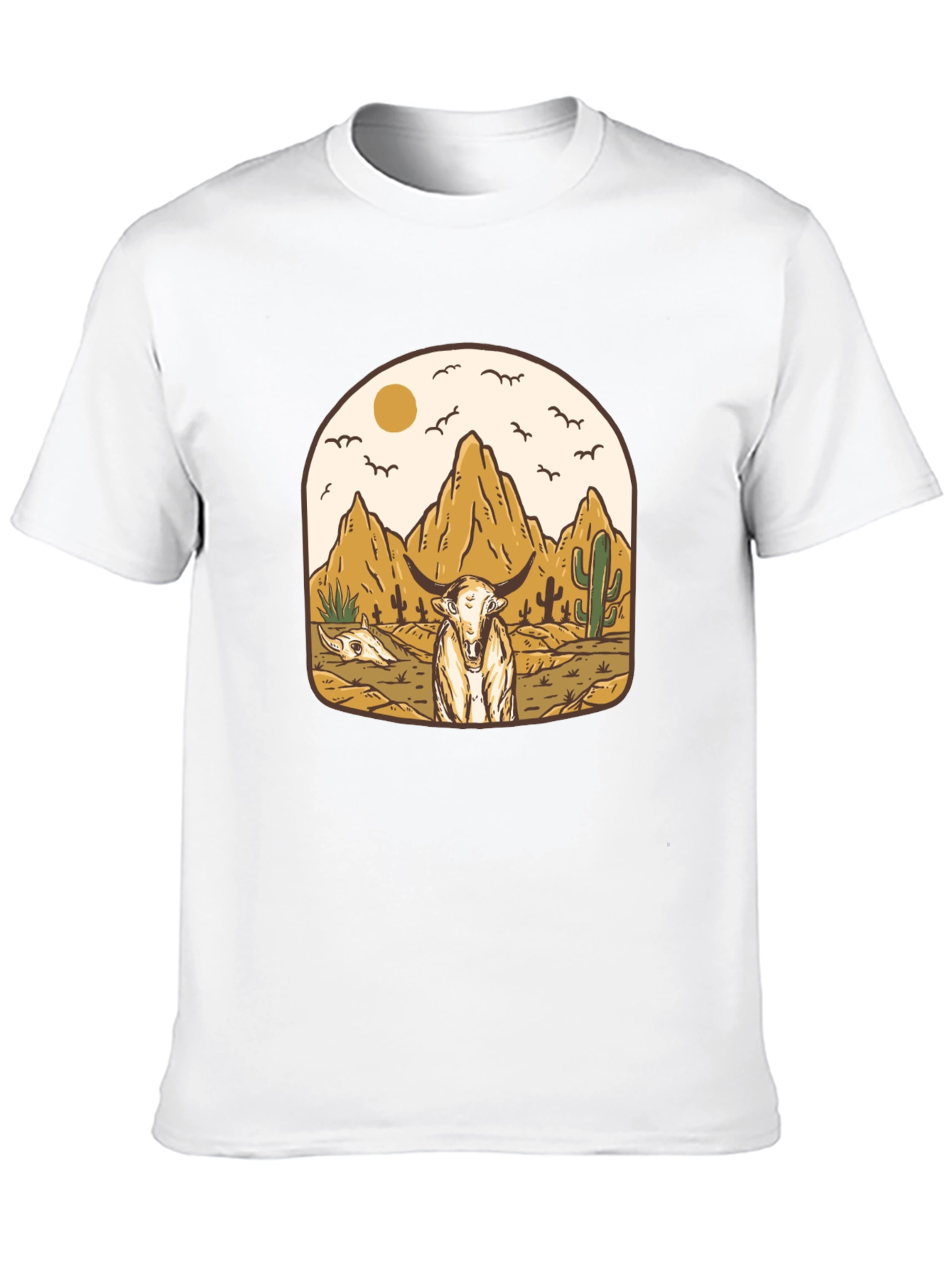 Desert Bull Graphic T-Shirt - Menswear