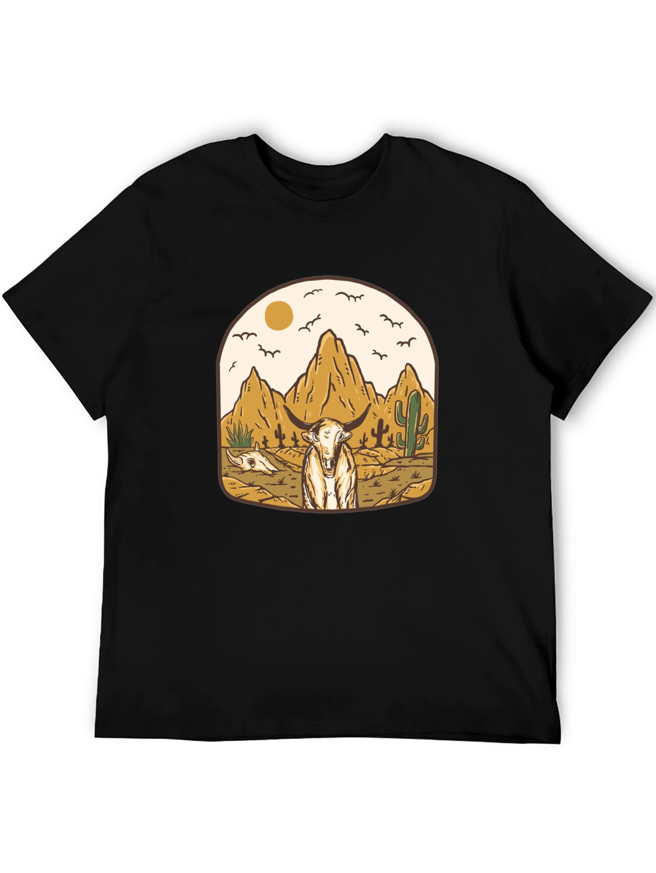 Desert Bull Graphic T-Shirt - Menswear