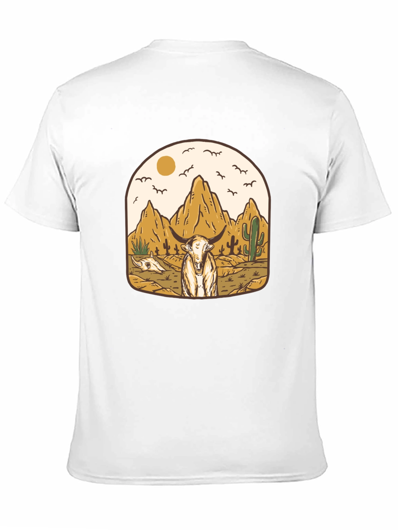 Desert Bull Graphic T-Shirt - Menswear