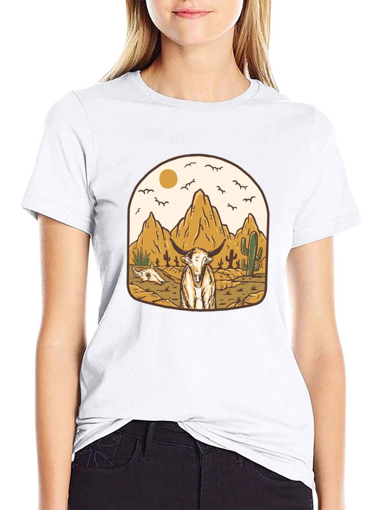 Desert Bull Graphic T-Shirt - Menswear