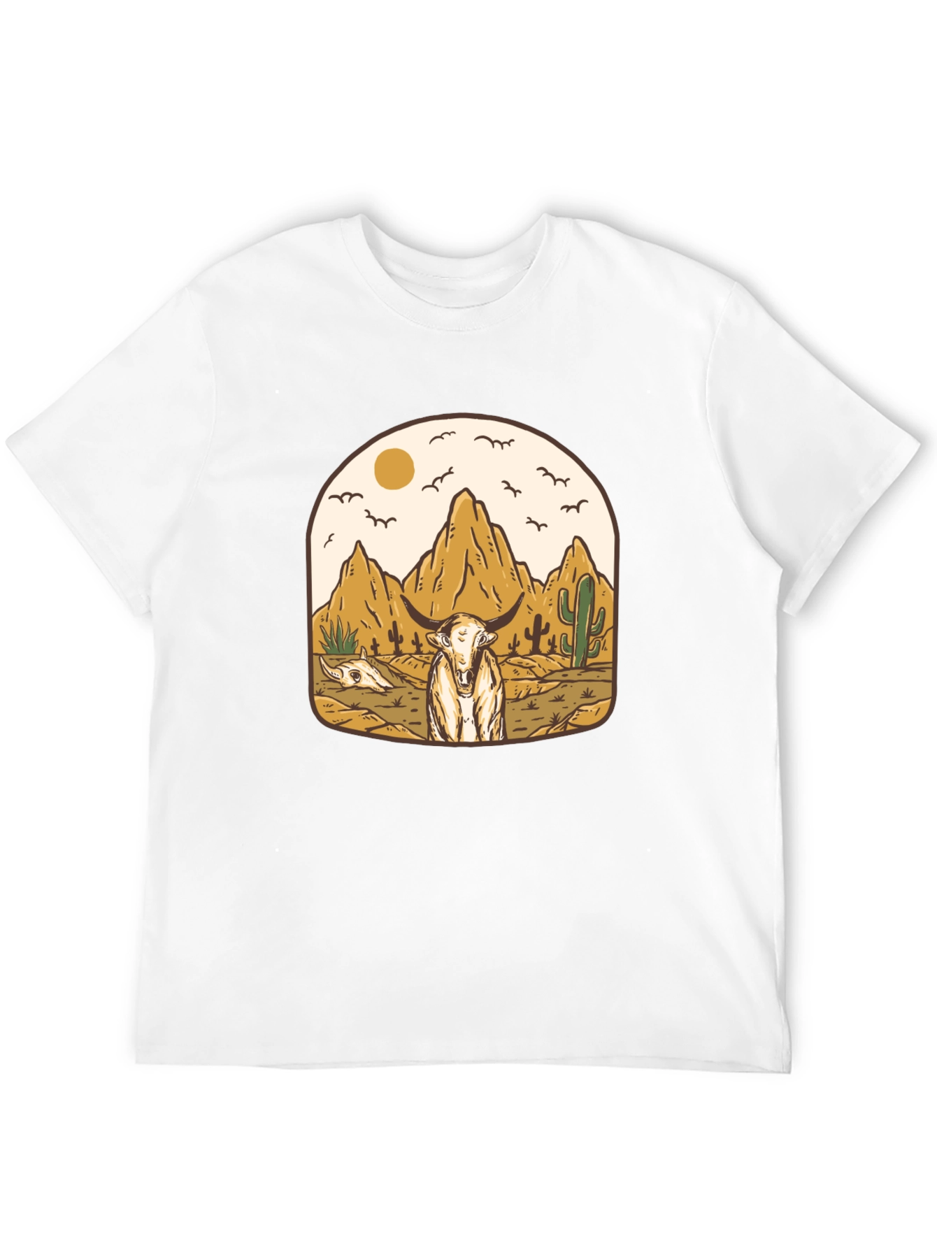 Desert Bull Graphic T-Shirt - Menswear