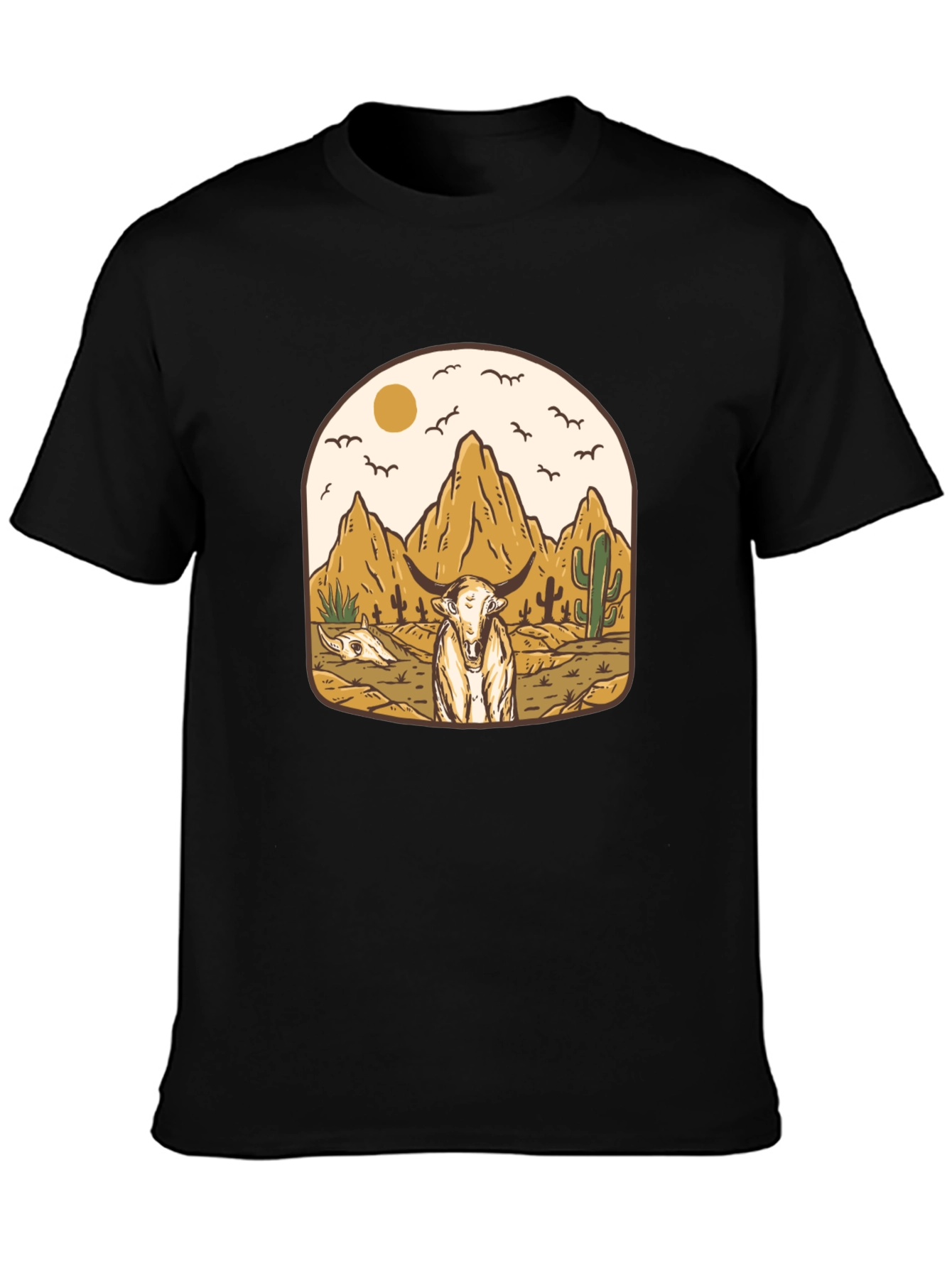 Desert Bull Graphic T-Shirt - Menswear