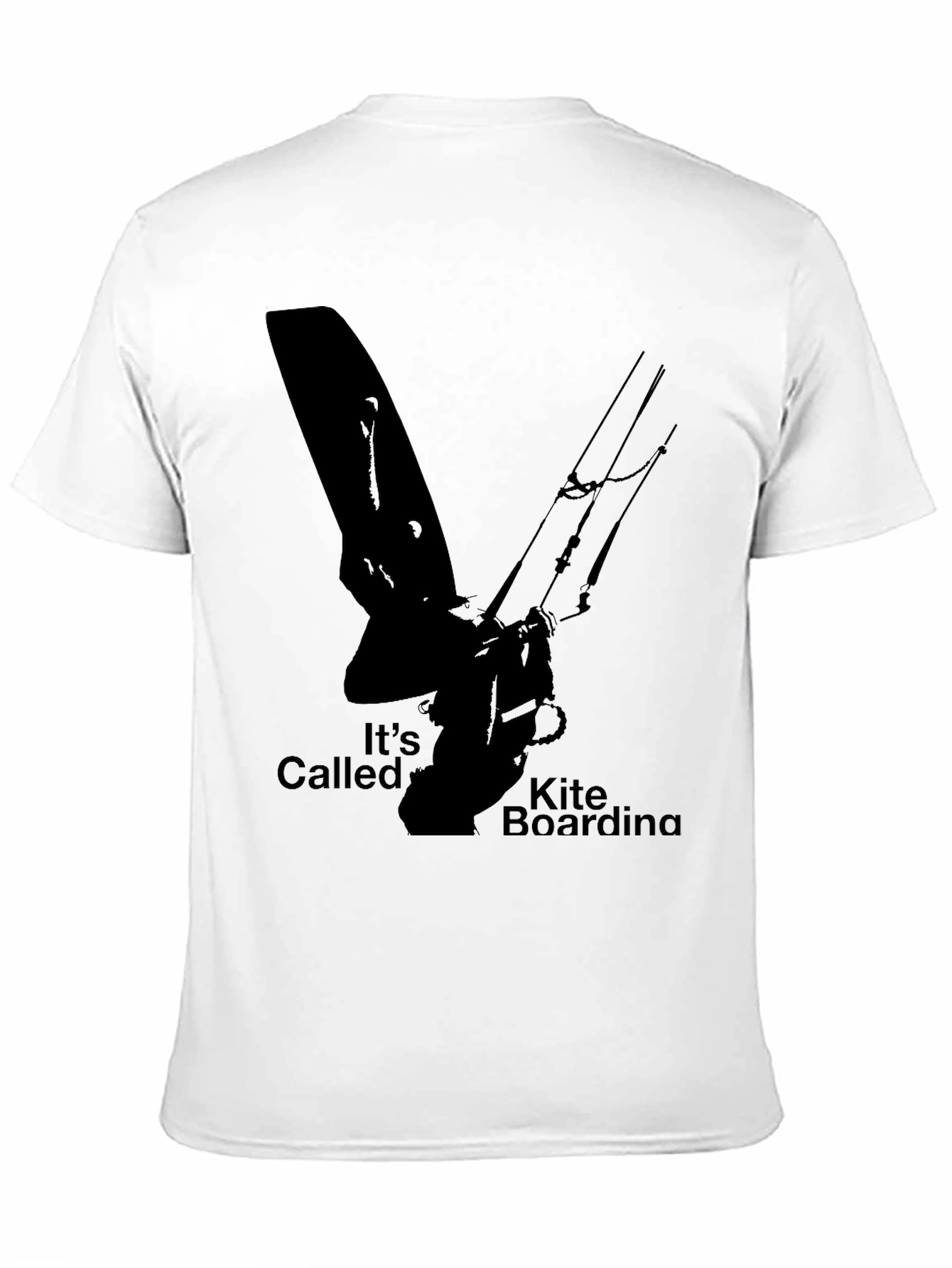 Kite Boarding Graphic Tee - Black T-Shirt