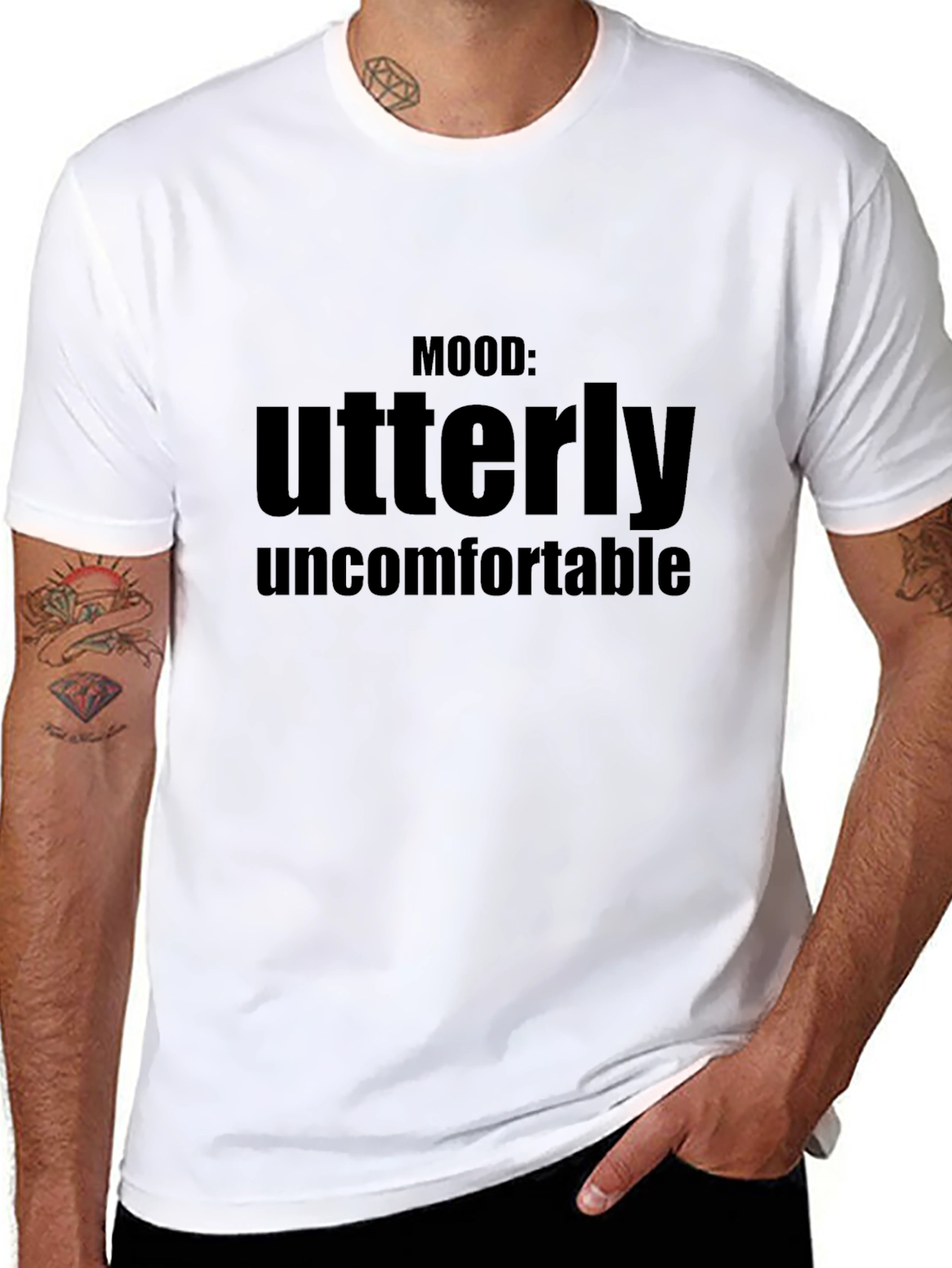 Mood: Utterly Uncomfortable Graphic T-Shirt