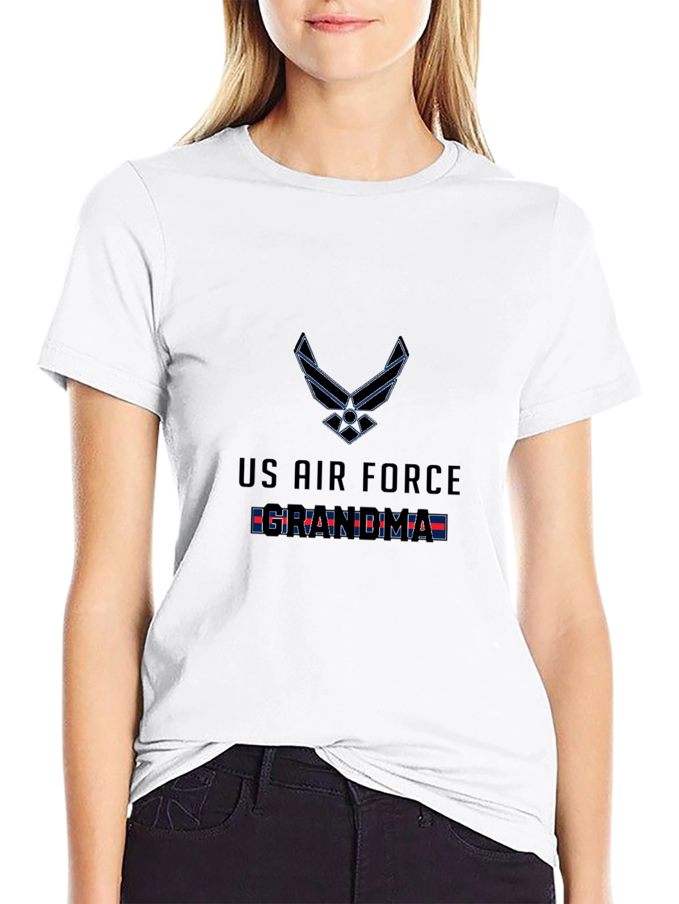 US Air Force Grandma Graphic T-Shirt