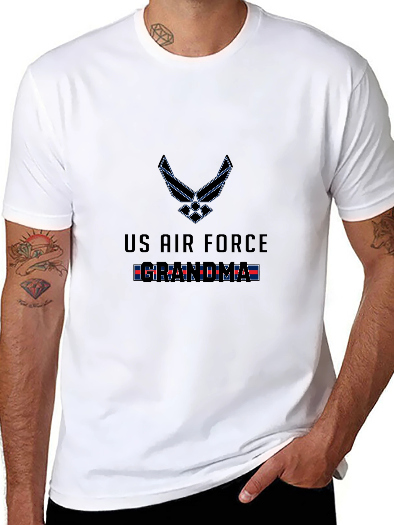 US Air Force Grandma Graphic T-Shirt