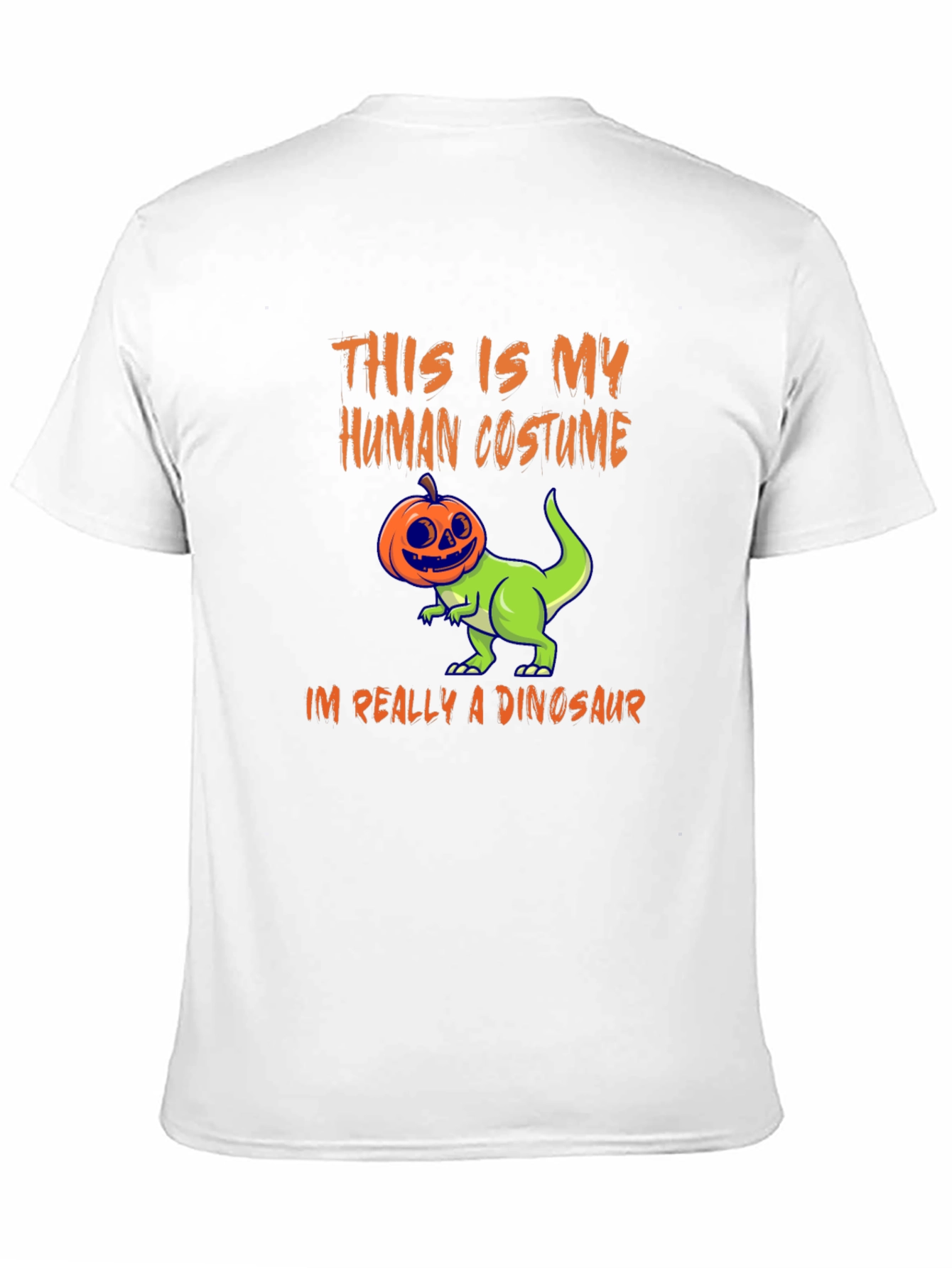 Human Costume Dinosaur Tee - Halloween Shirt