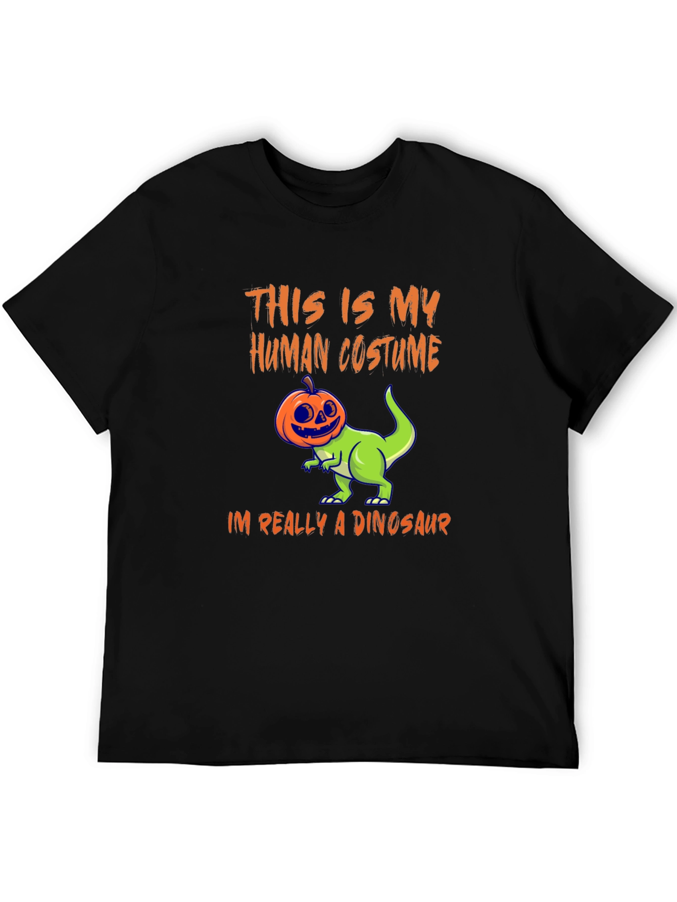 Human Costume Dinosaur Tee - Halloween Shirt