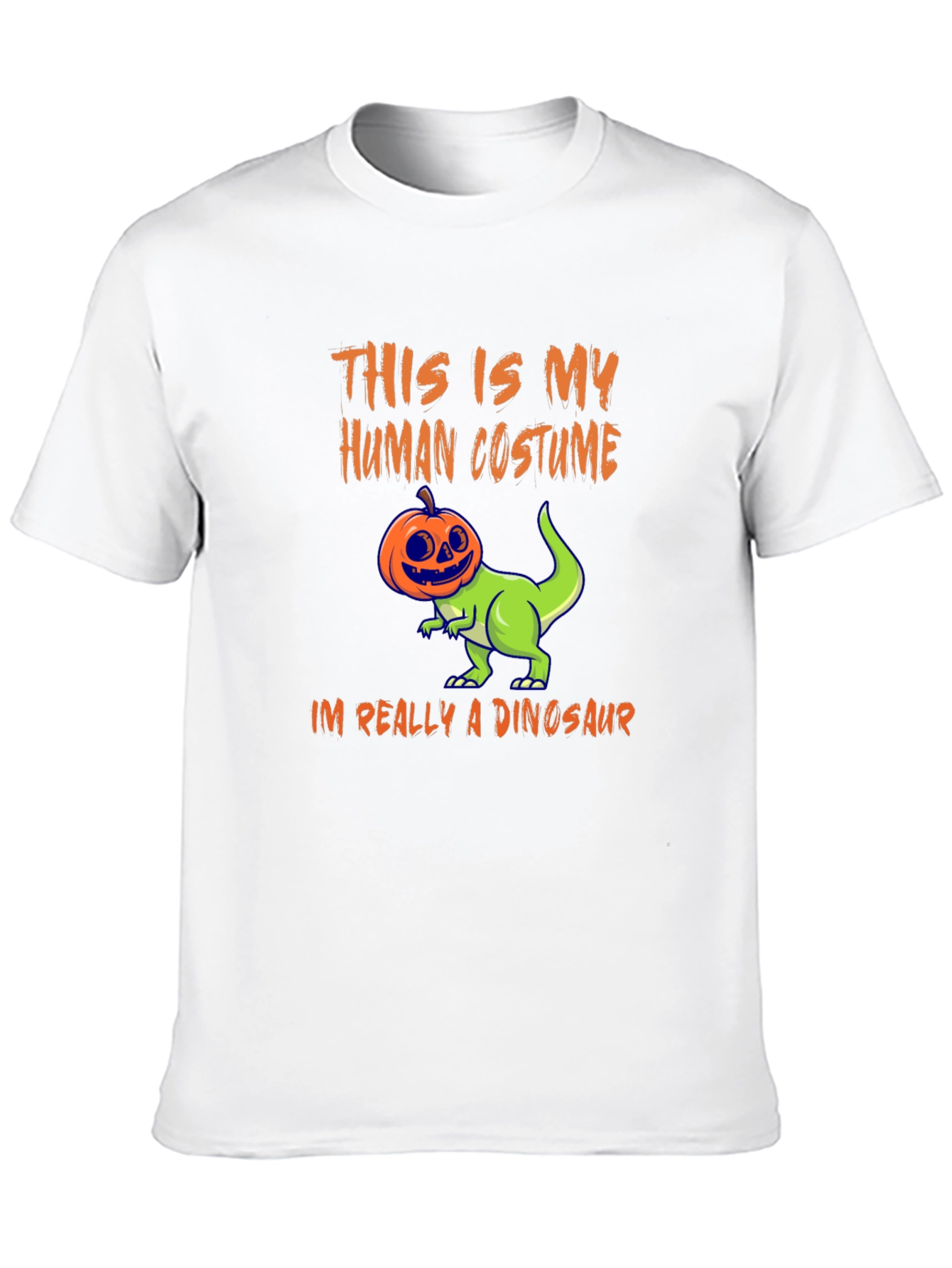 Human Costume Dinosaur Tee - Halloween Shirt