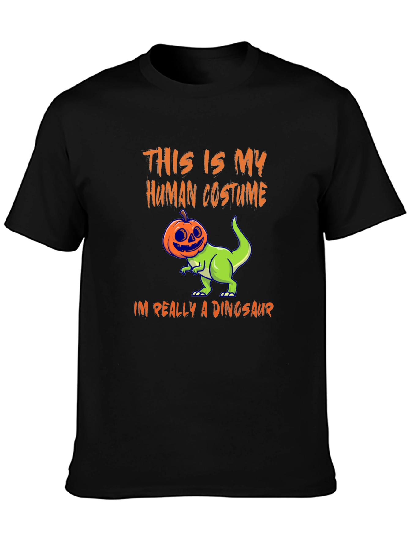 Human Costume Dinosaur Tee - Halloween Shirt