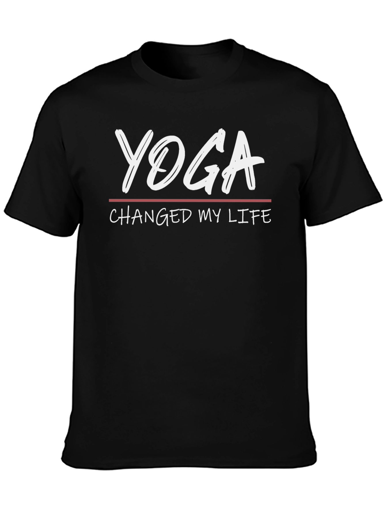 Yoga Changed My Life T-Shirt - Stylish Graphic Tee