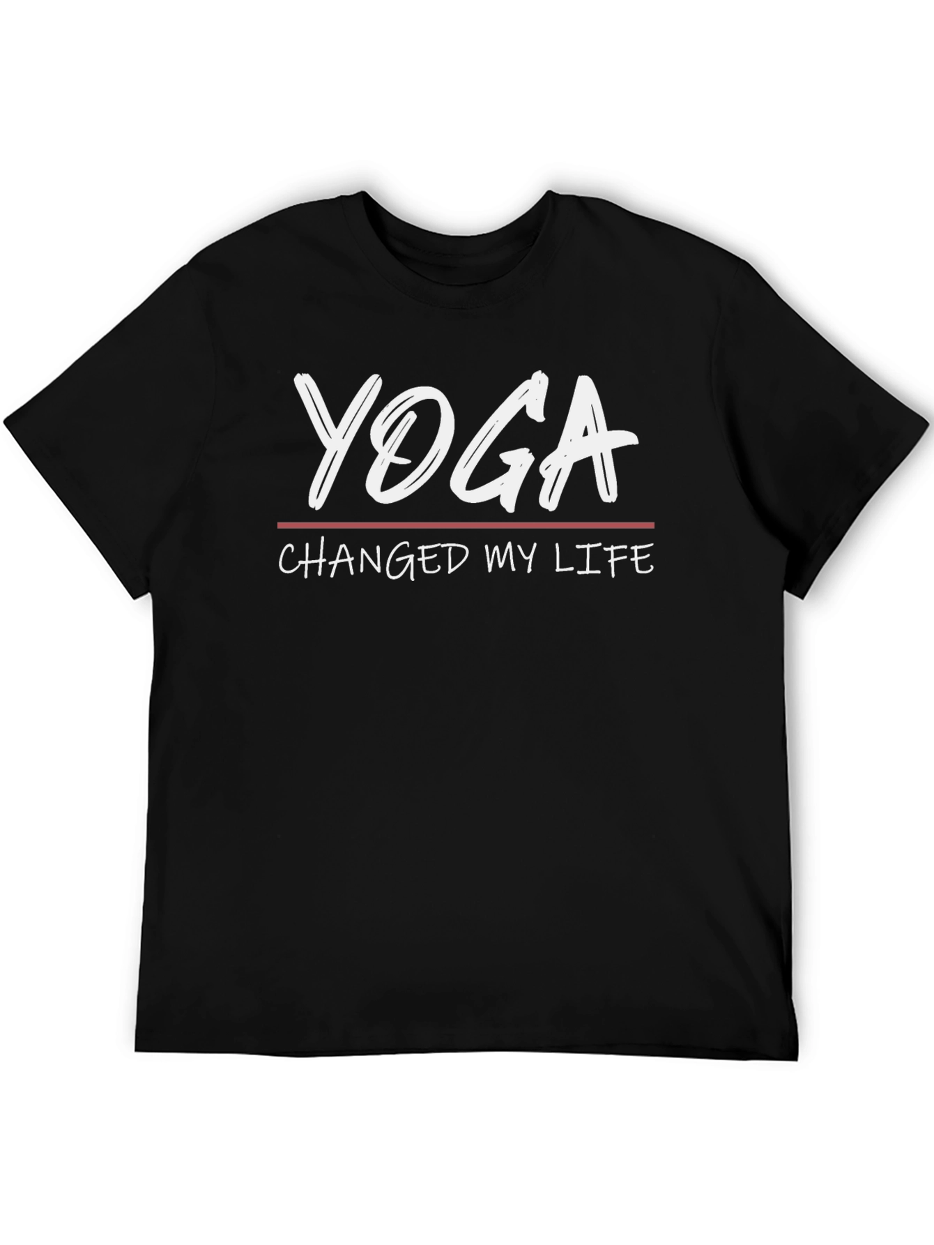 Yoga Changed My Life T-Shirt - Stylish Graphic Tee