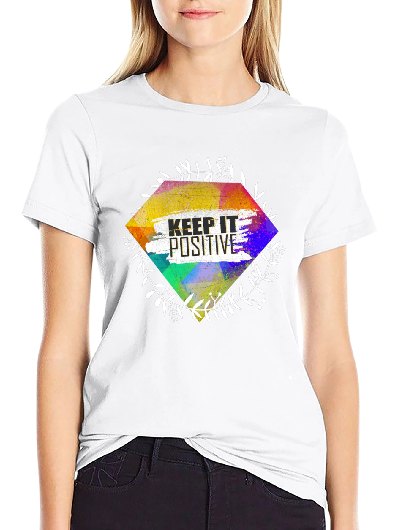 Keep It Positive Graphic Tee - Stylish Casual Wear