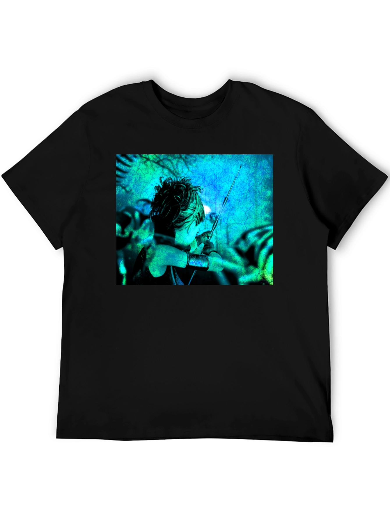 Wonder Woman Archer Black T-Shirt