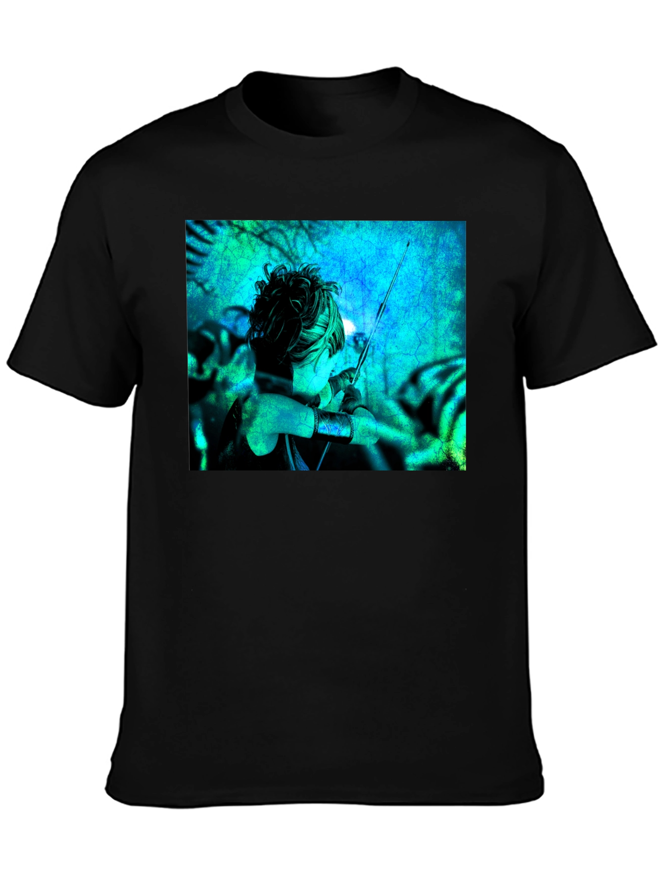 Wonder Woman Archer Black T-Shirt