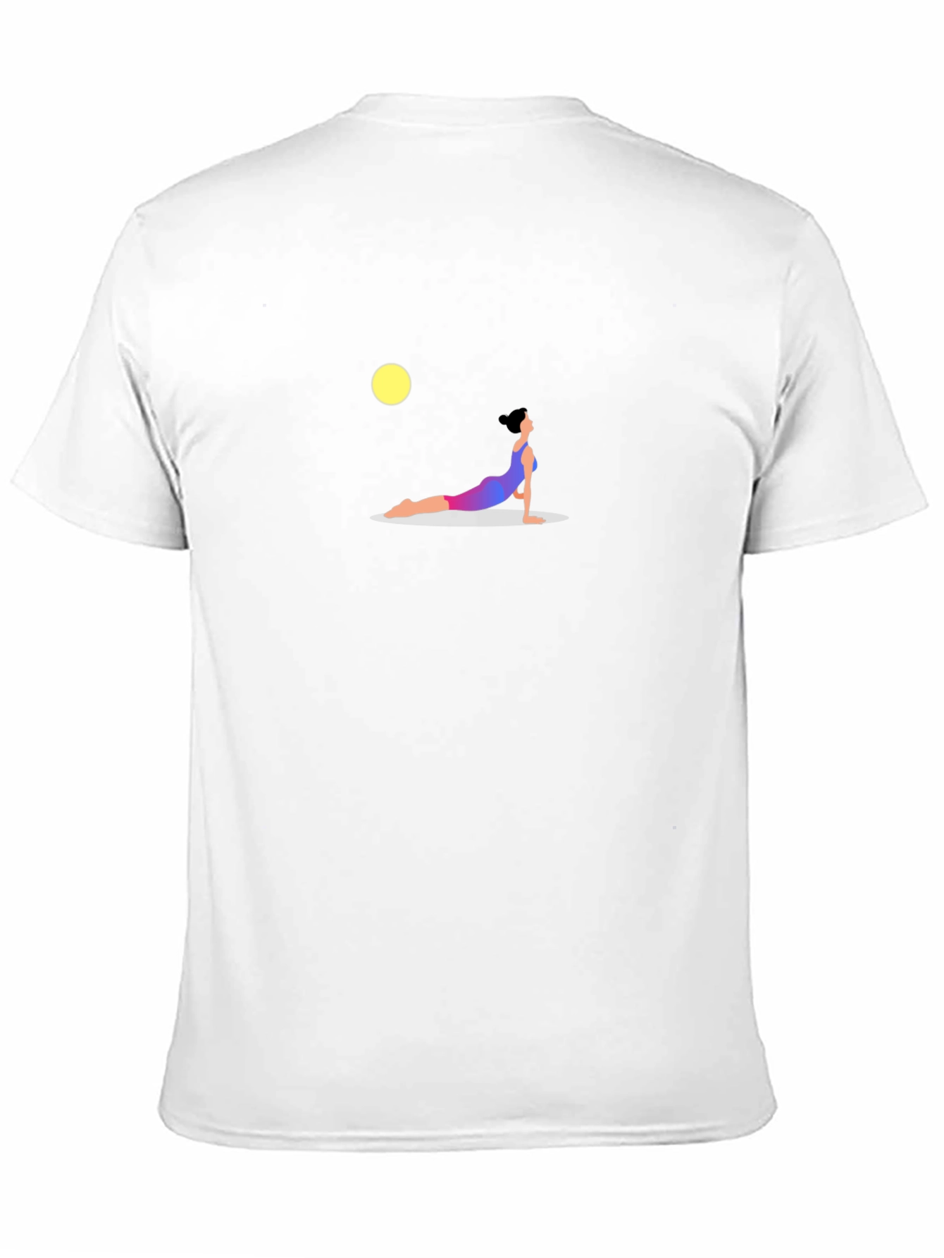 Yoga Pose Graphic T-Shirt - Black