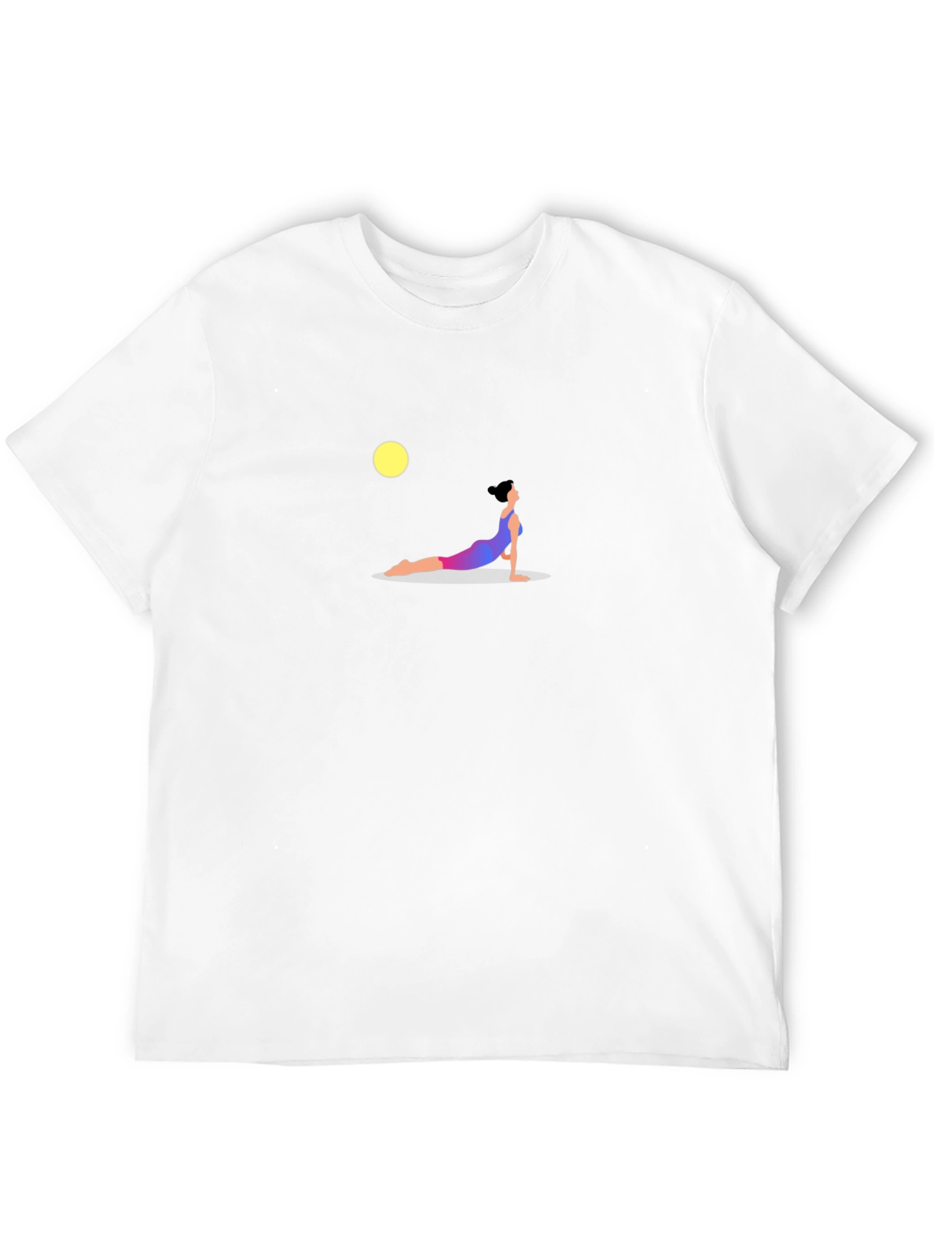 Yoga Pose Graphic T-Shirt - Black