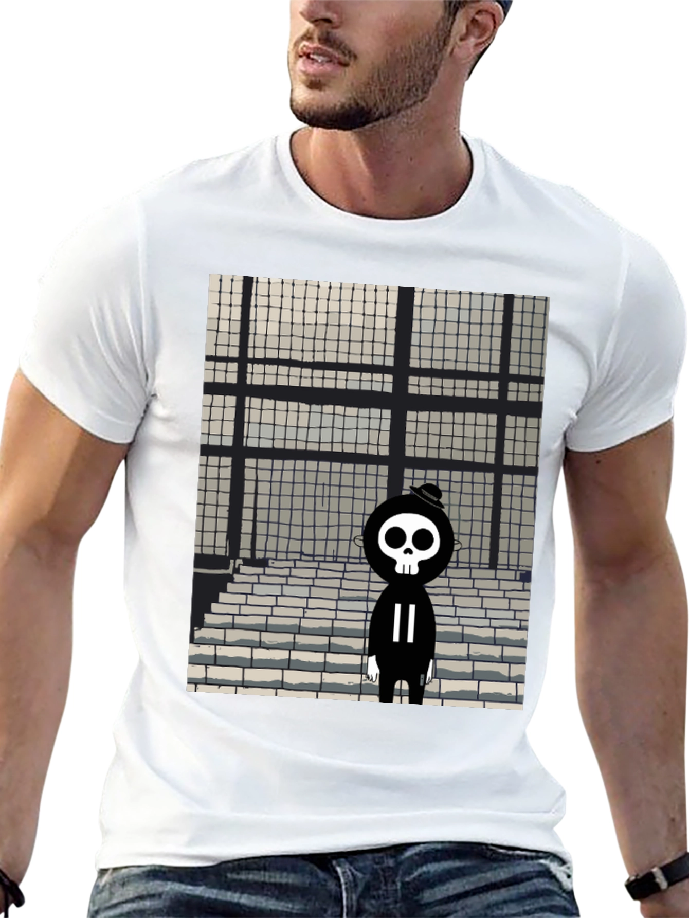 Grim Reaper Style T-Shirt - Cool Graphic Tee