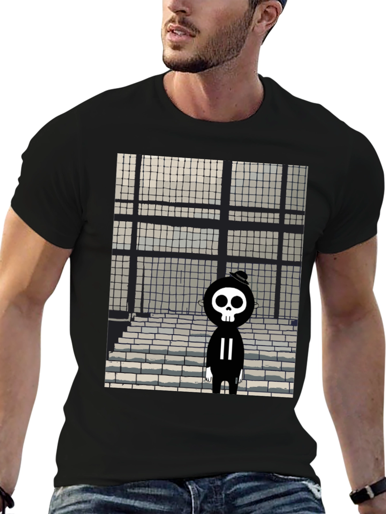 Grim Reaper Style T-Shirt - Cool Graphic Tee