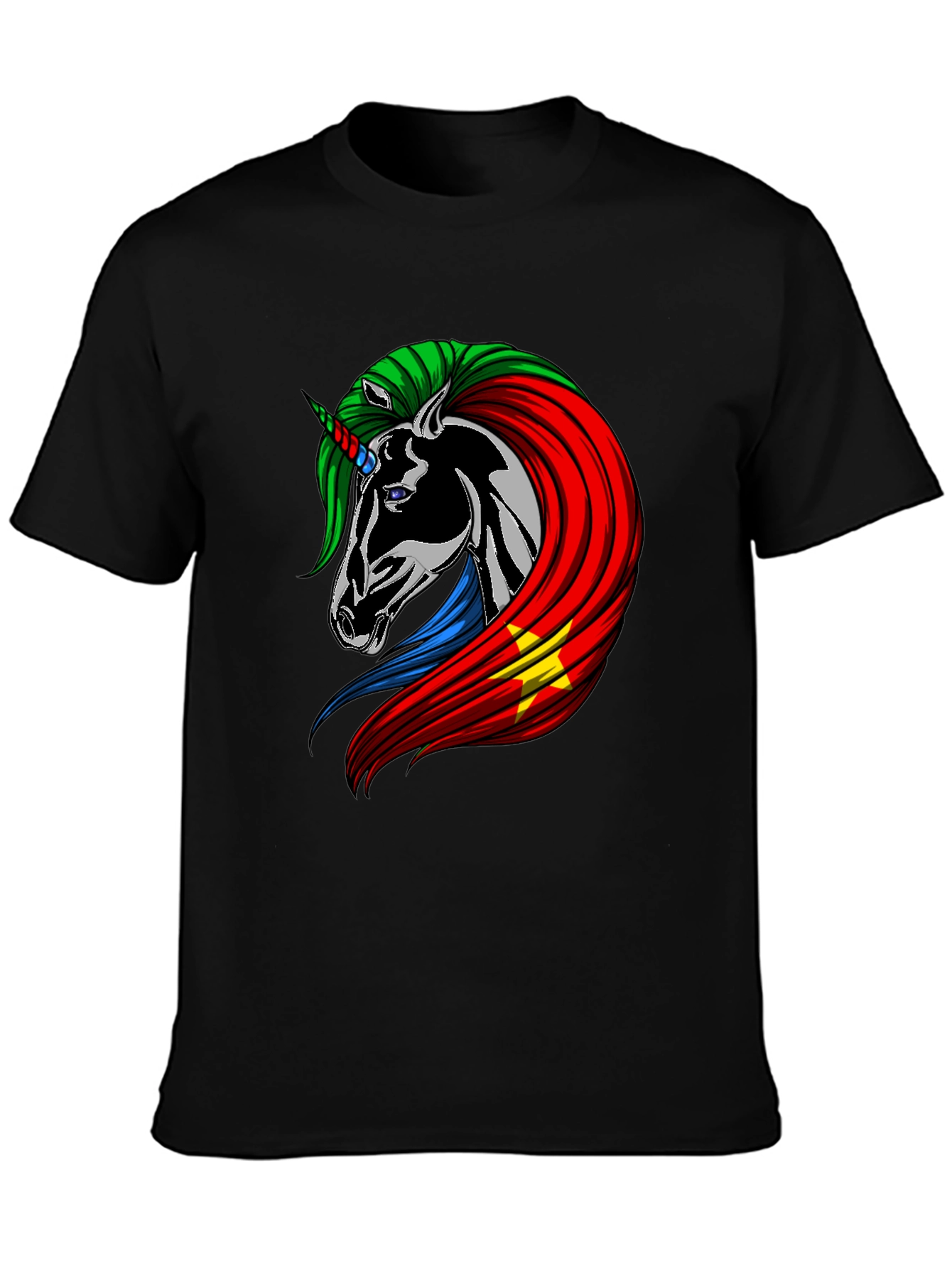Unicorn Sudan Flag Graphic Tee