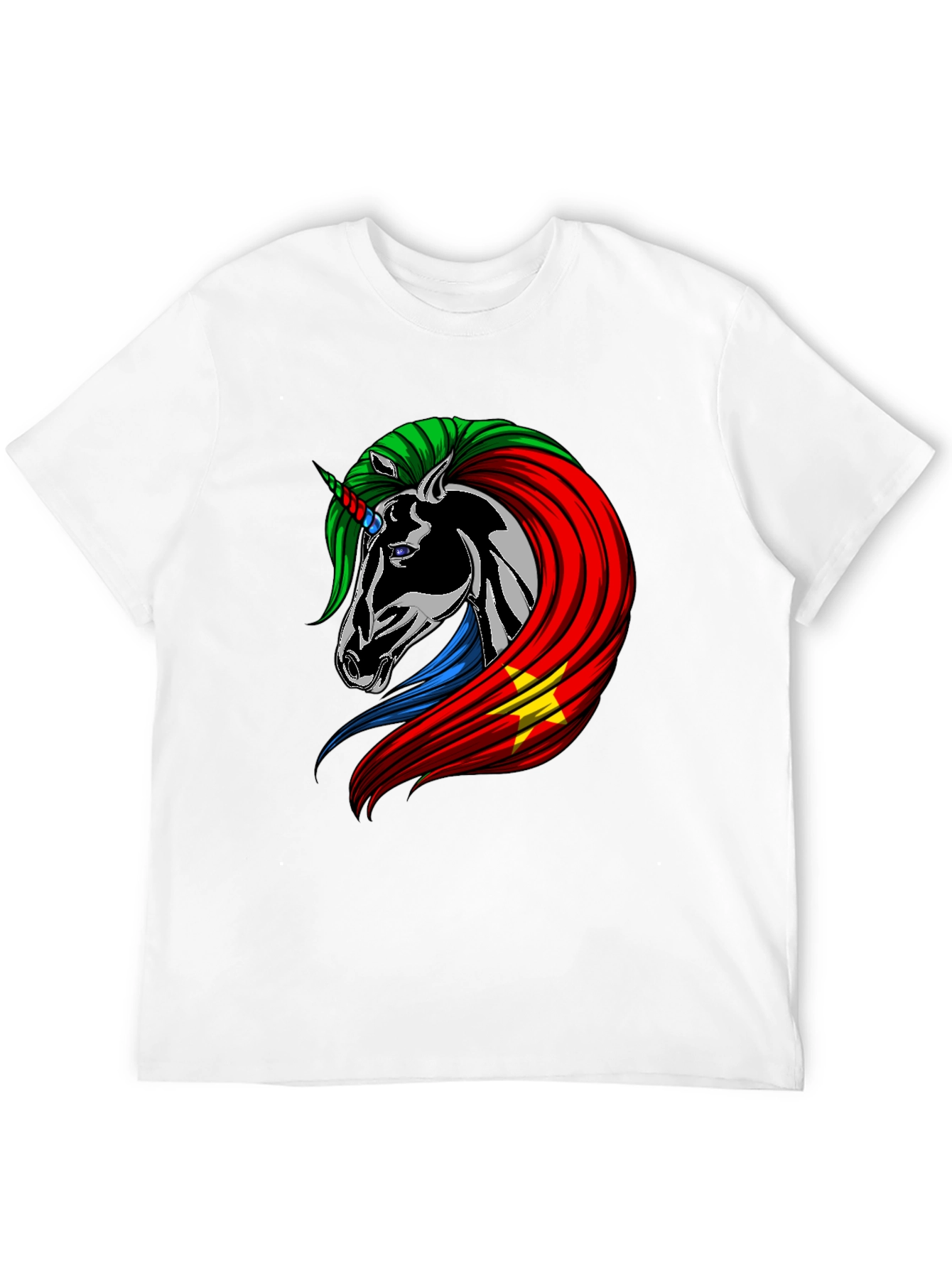 Unicorn Sudan Flag Graphic Tee