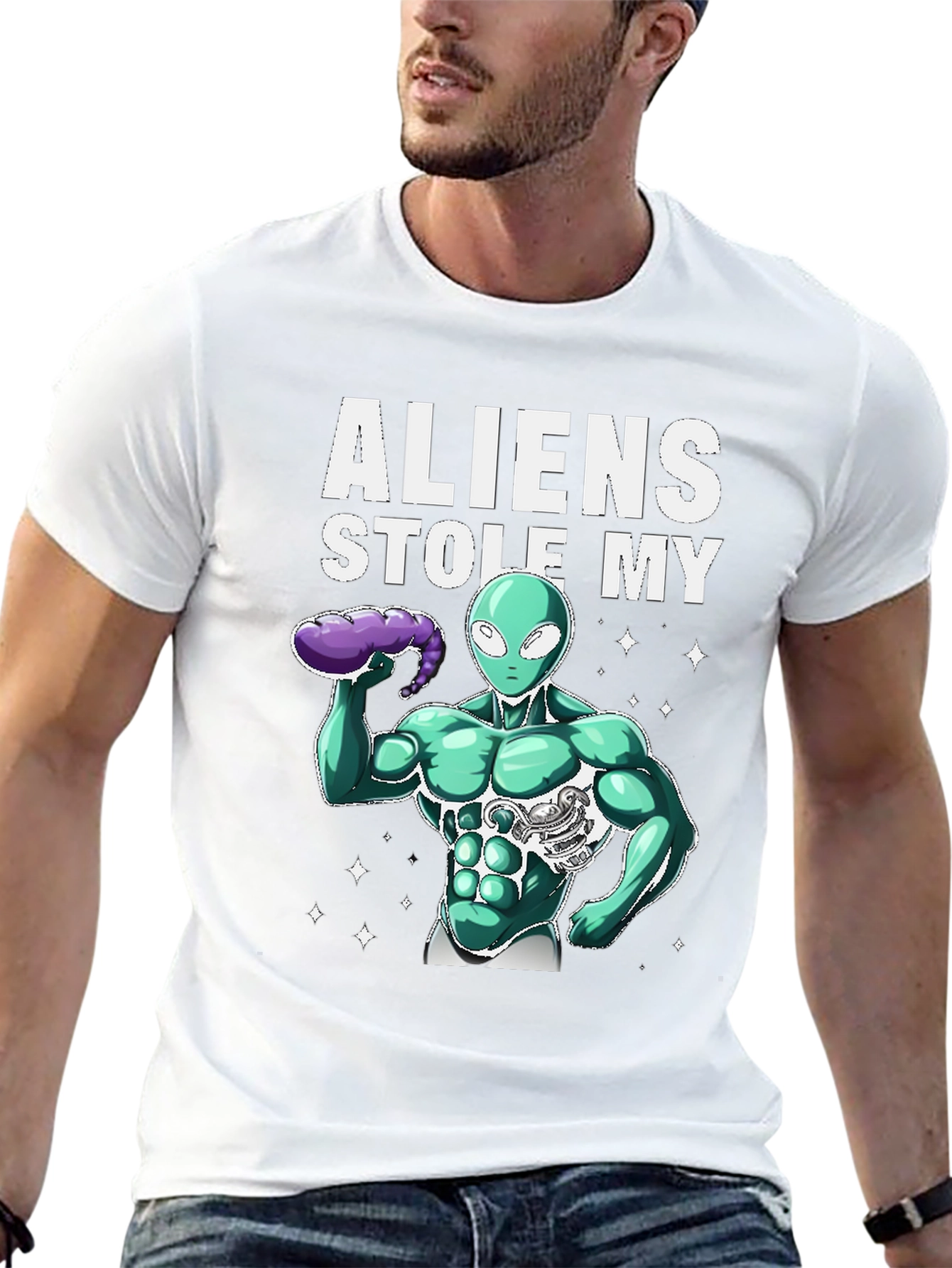Aliens Stole My Six-Pack T-Shirt