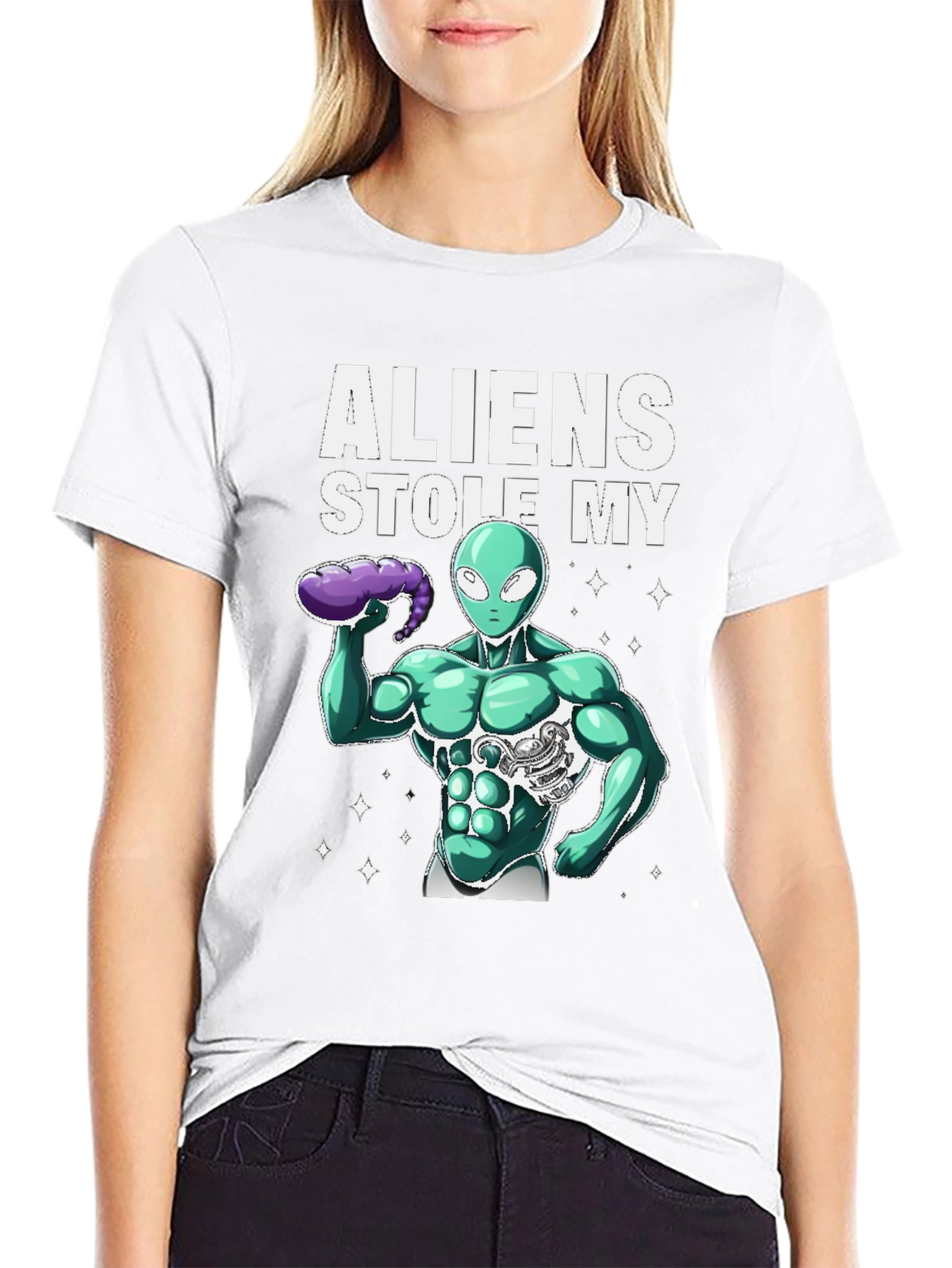 Aliens Stole My Six-Pack T-Shirt
