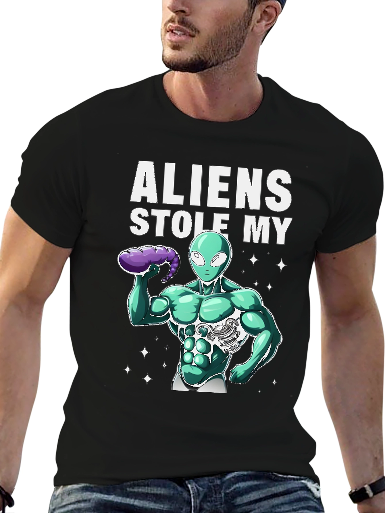 Aliens Stole My Six-Pack T-Shirt